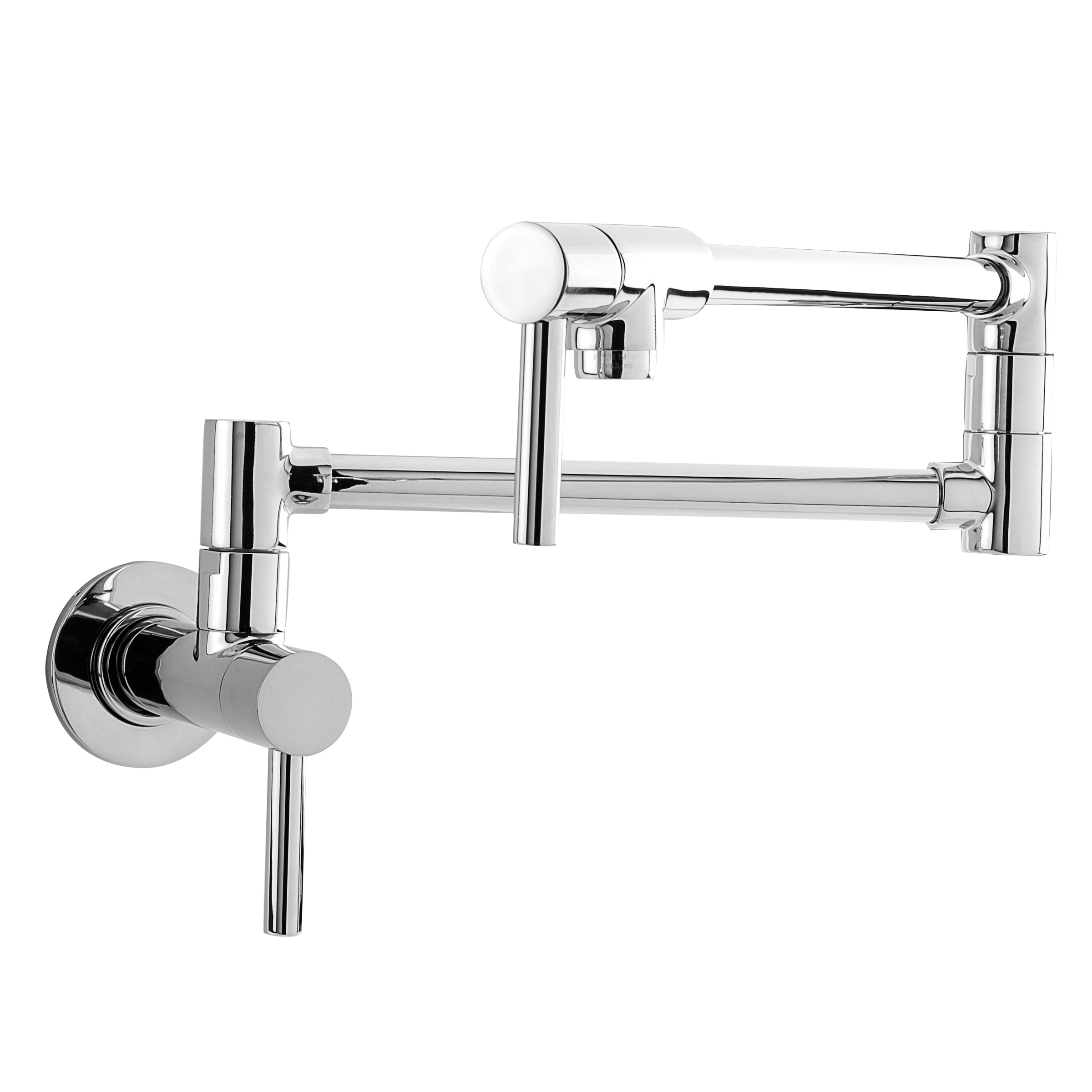 polished chrome pot filler