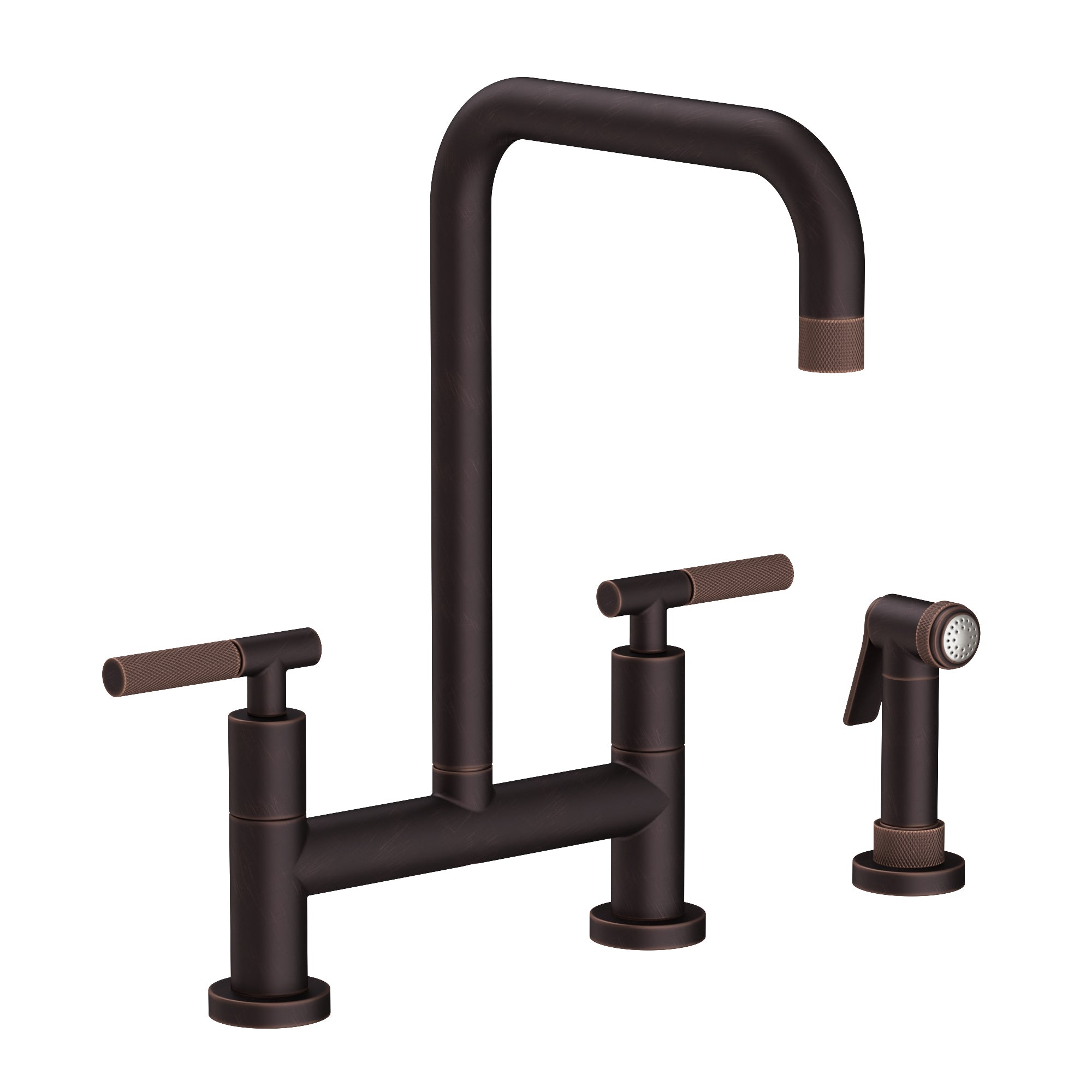 Newport Brass Muncy Kitchen Bridge Faucet with Side Spray