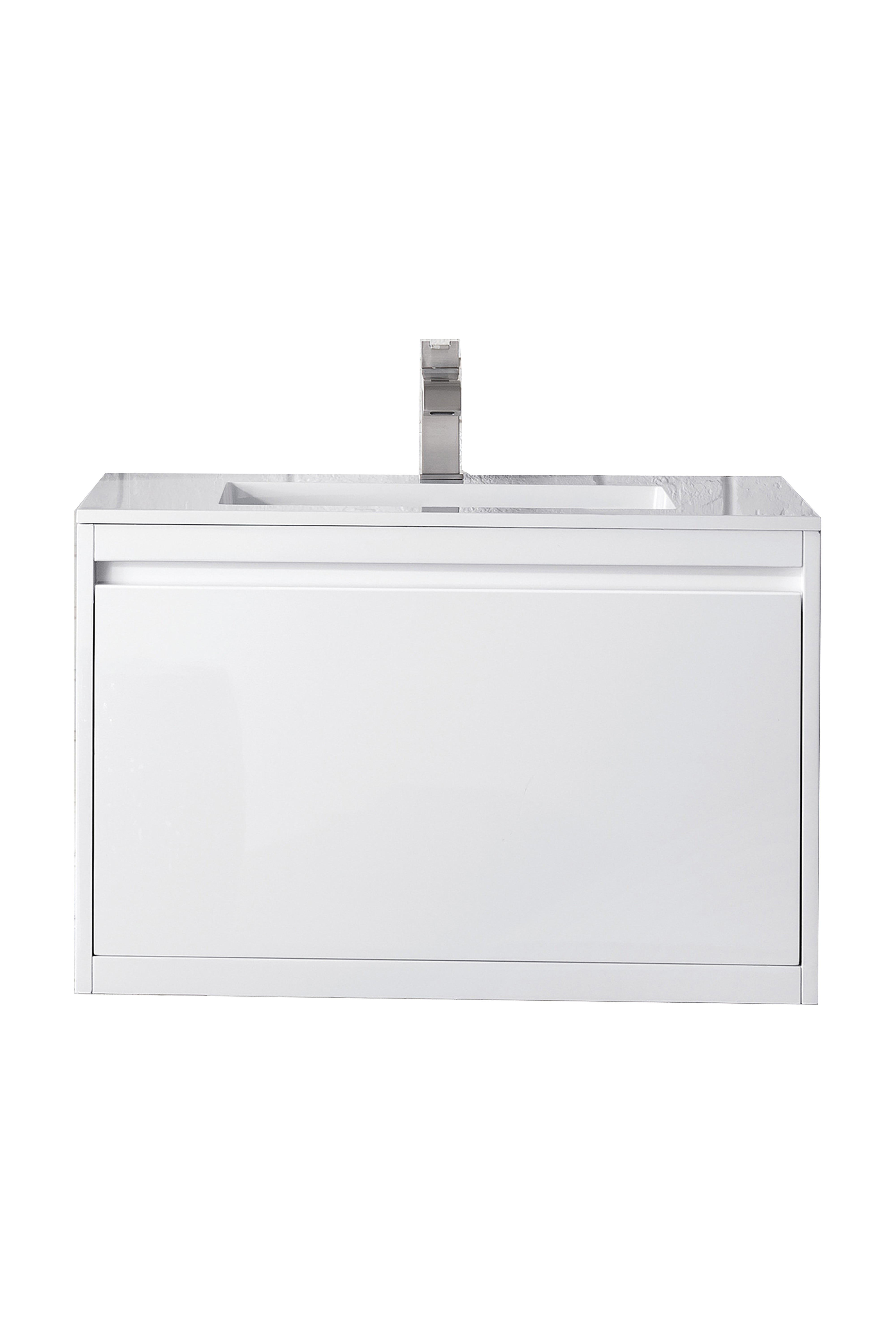 James Martin Vanities Mantova 31.5" Single Vanity - Glossy White