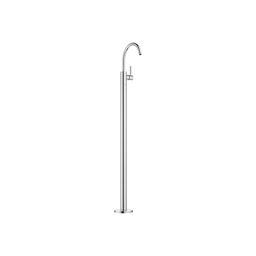 chrome lavatory mixer