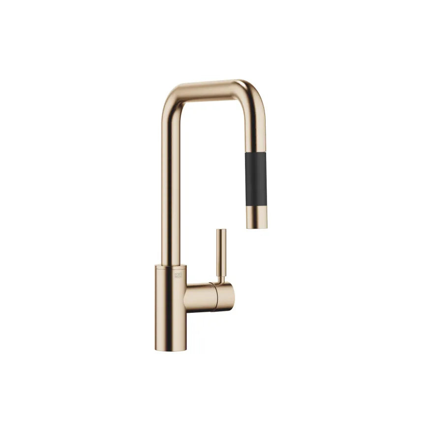 Dornbracht META SQUARE Single-Lever Mixer Pull-Down with Spray Function