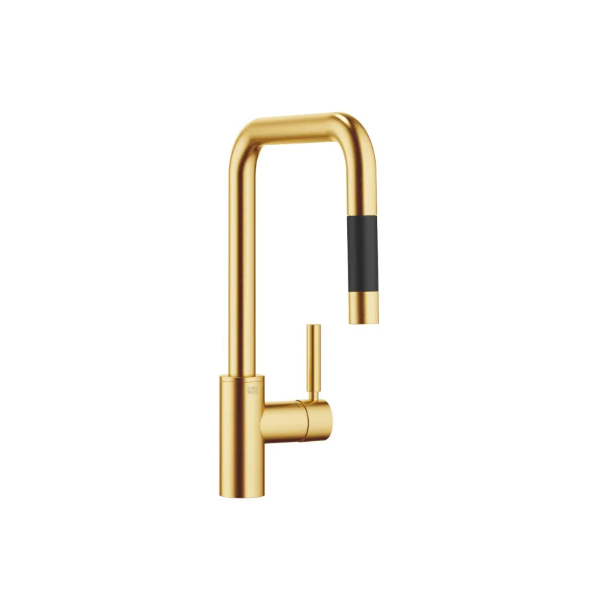 Dornbracht META SQUARE Single-Lever Mixer Pull-Down with Spray Function