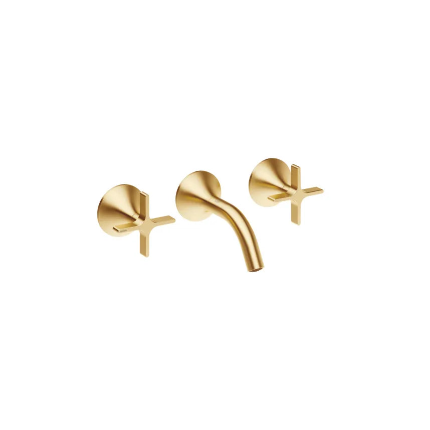 Dornbracht VAIA Wall-Mounted Three-Hole Lavatory Mixer without Drain