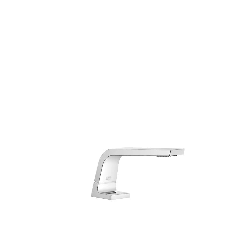 chrome lavatory spout