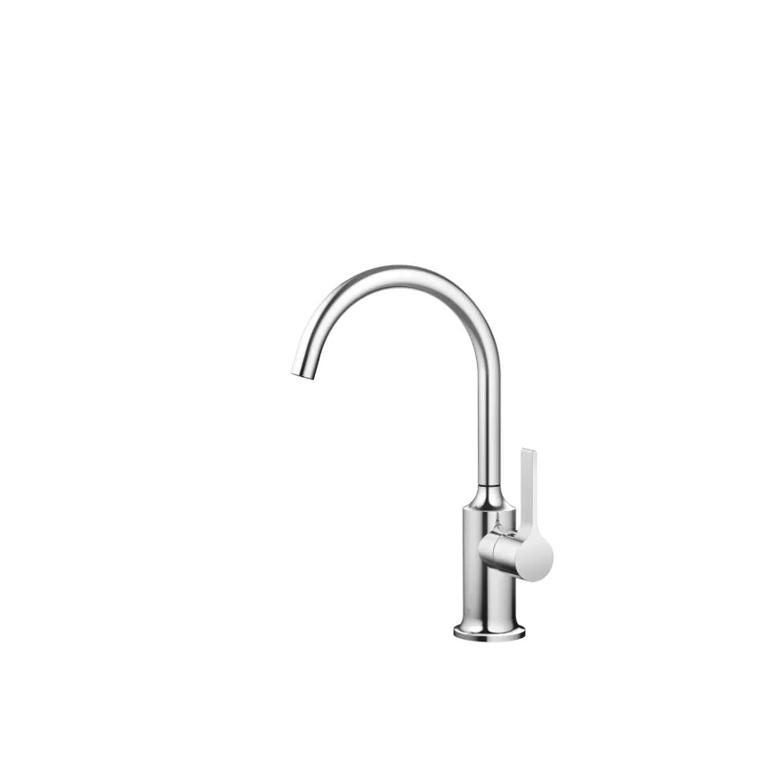chrome lavatory mixer