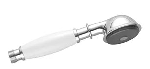 Dornbracht MADISON Metal Hand Shower with Porcelain (White) Handle