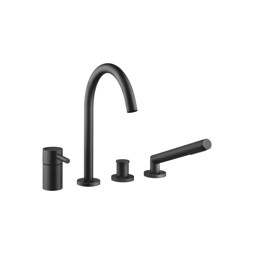 Dornbracht META Deck-Mounted Tub Mixer, with Hand Shower Set for Deck-Mounted Tub Installation