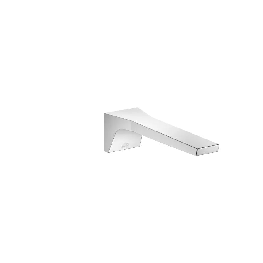 chrome lavatory spout