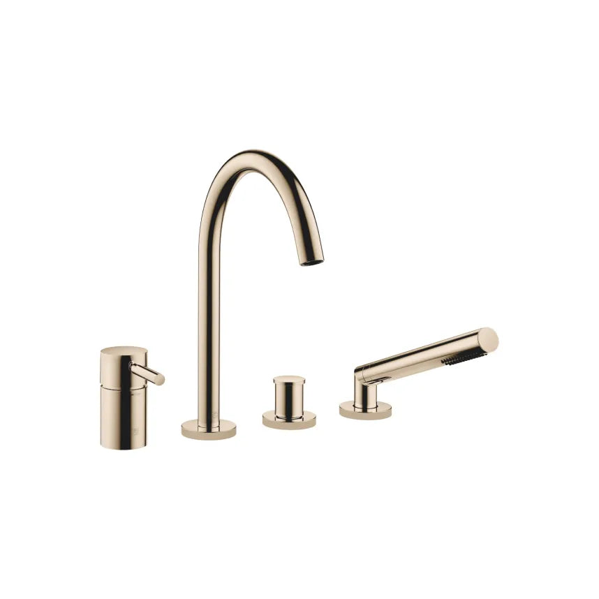 Dornbracht META Deck-Mounted Tub Mixer, with Hand Shower Set for Deck-Mounted Tub Installation
