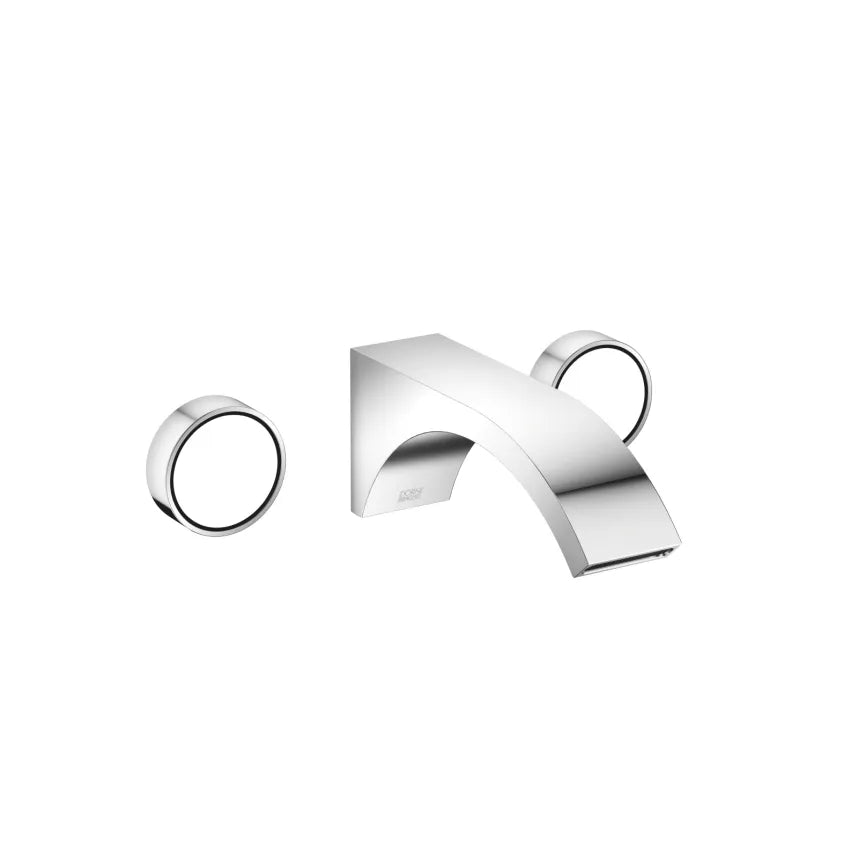 chrome lavatory mixer