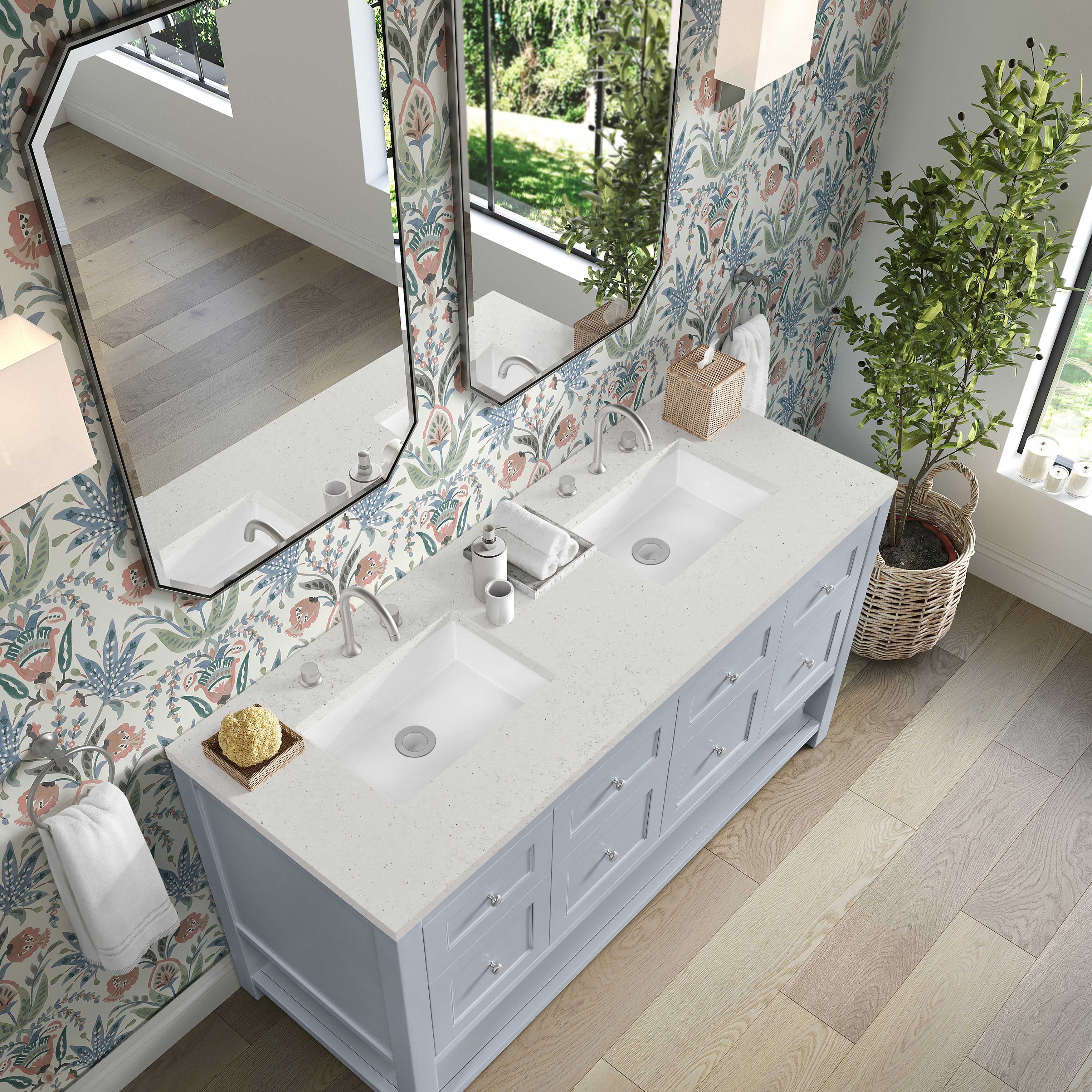 lime delight quartz top vanity