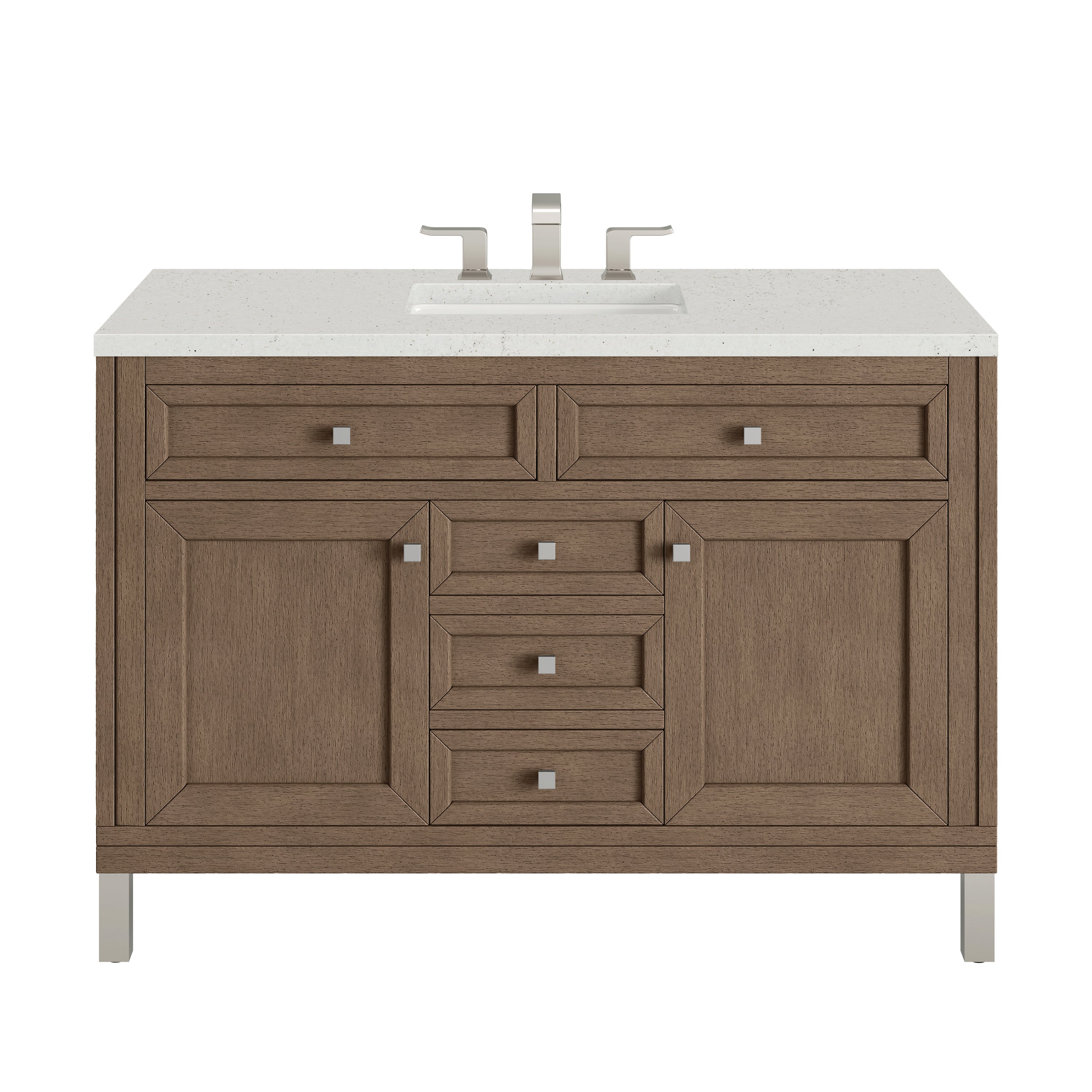 James Martin Vanities Chicago 48" Single Vanity - Whitewashed Walnut