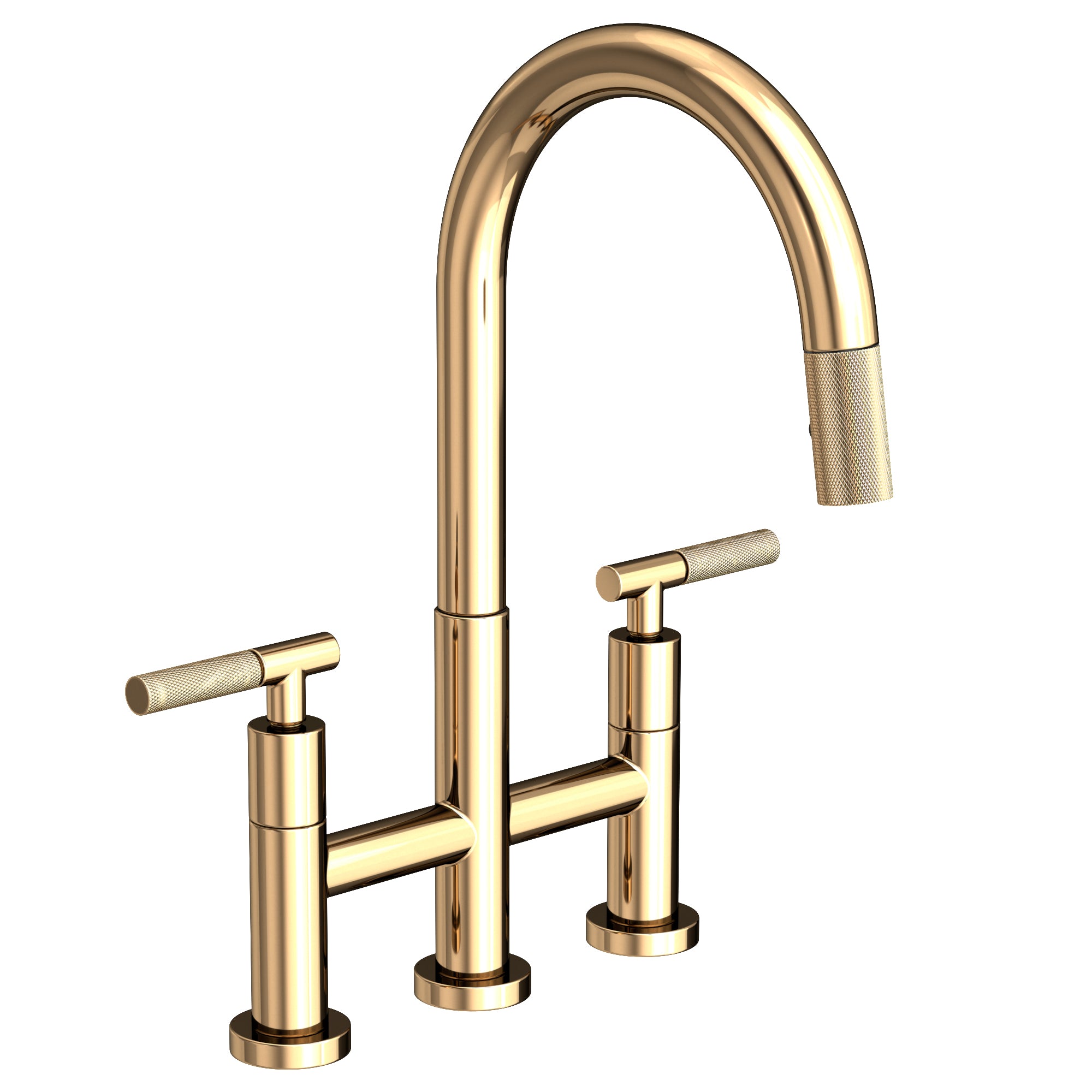 Newport Brass Muncy Kitchen Bridge Pull-Down Faucet