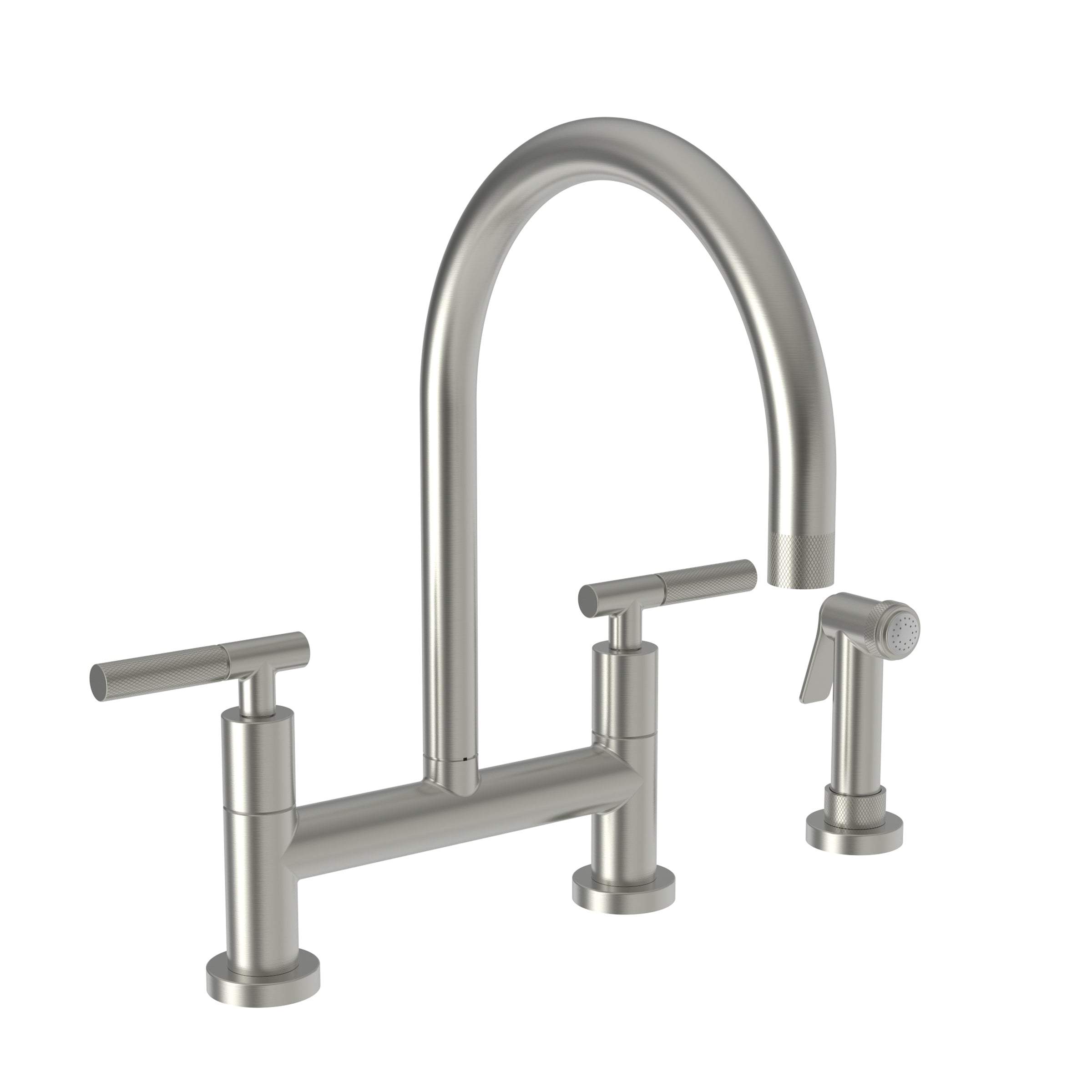 Newport Brass Muncy Kitchen Bridge Faucet with Side Spray