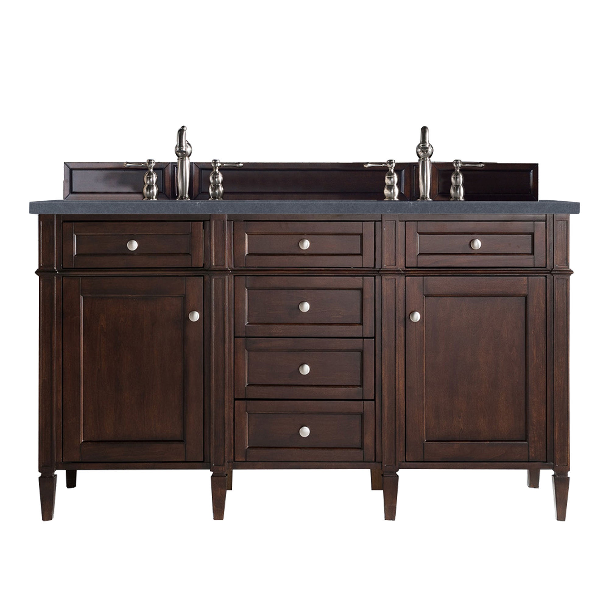 James Martin Vanities Brittany 60" Double Vanity - Burnished Mahogany