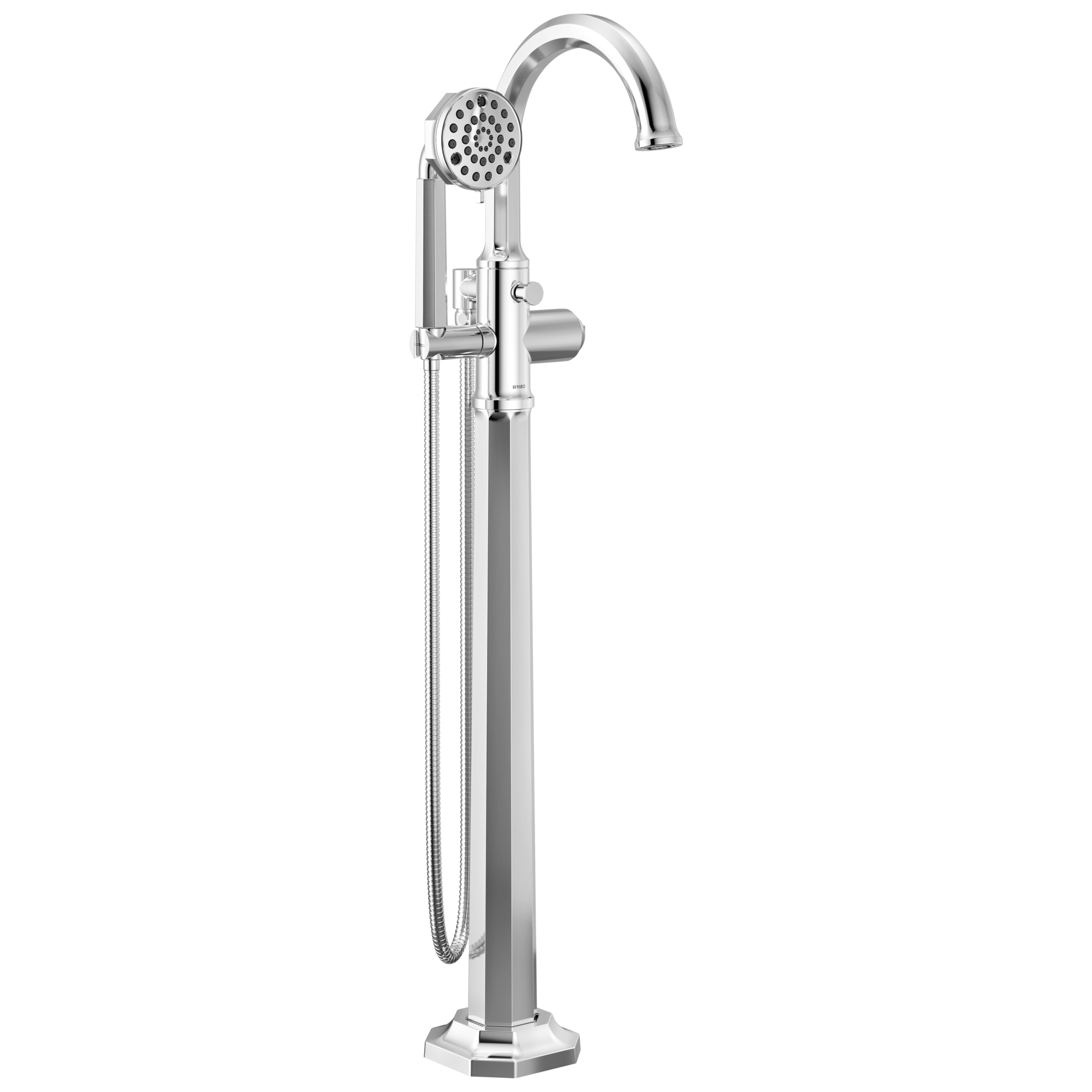 chrome tub filler