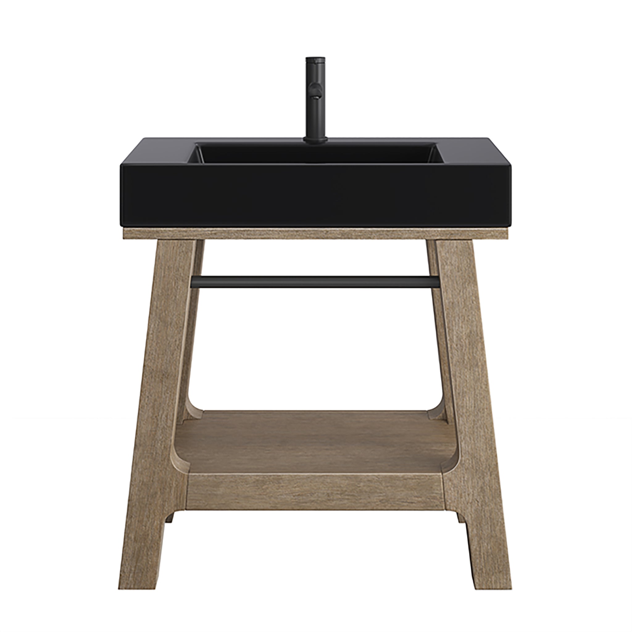 James Martin Vanities Auburn 31.5" Single Sink Console - Weathered Timber