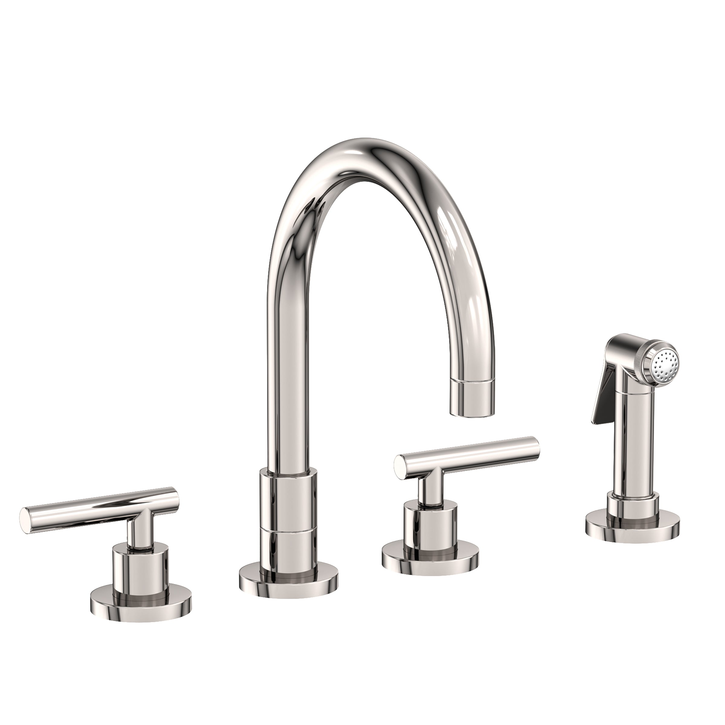 Newport Brass East Linear Kitchen Faucet with Side Spray