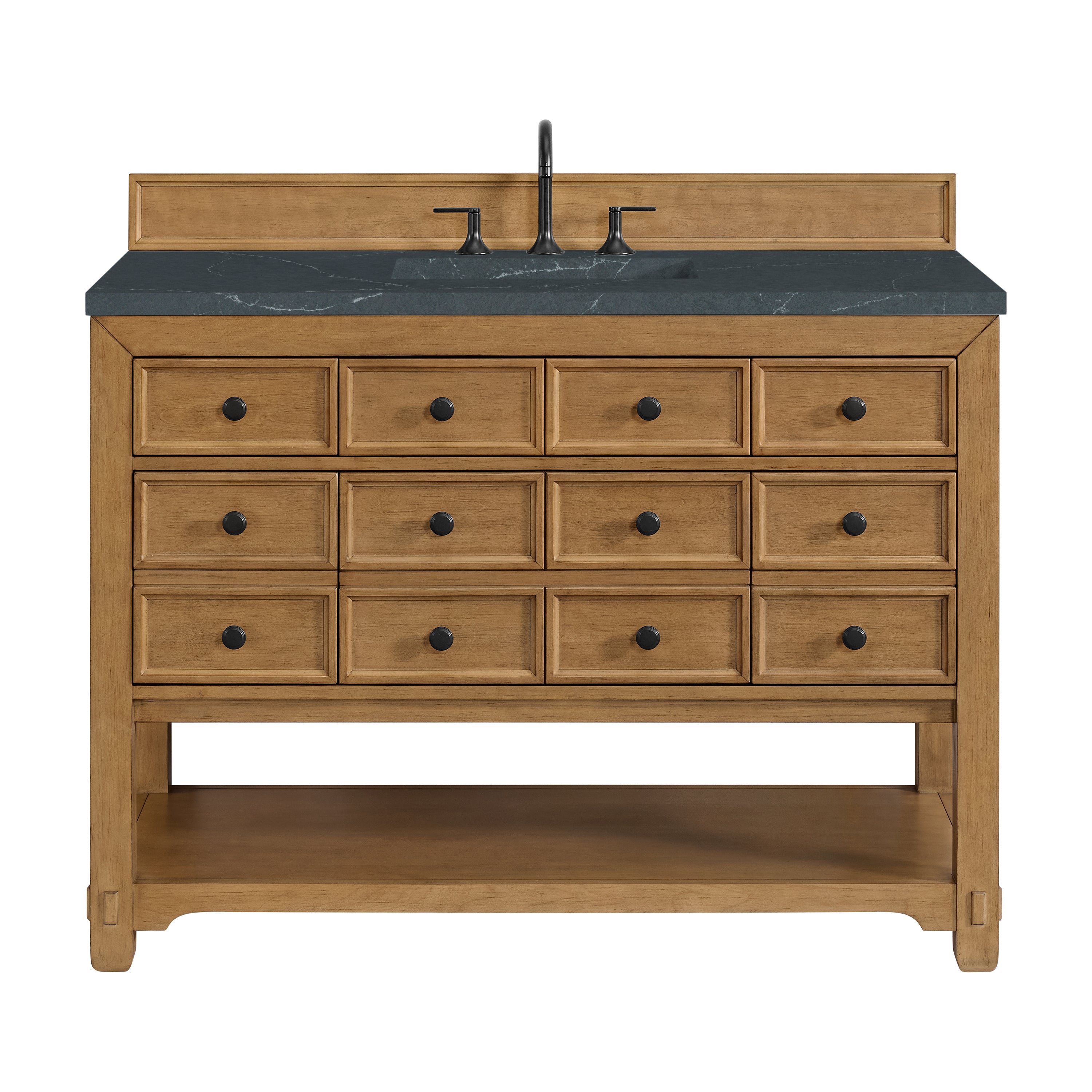 James Martin Vanities Malibu 48" Single Vanity - Amber Birch