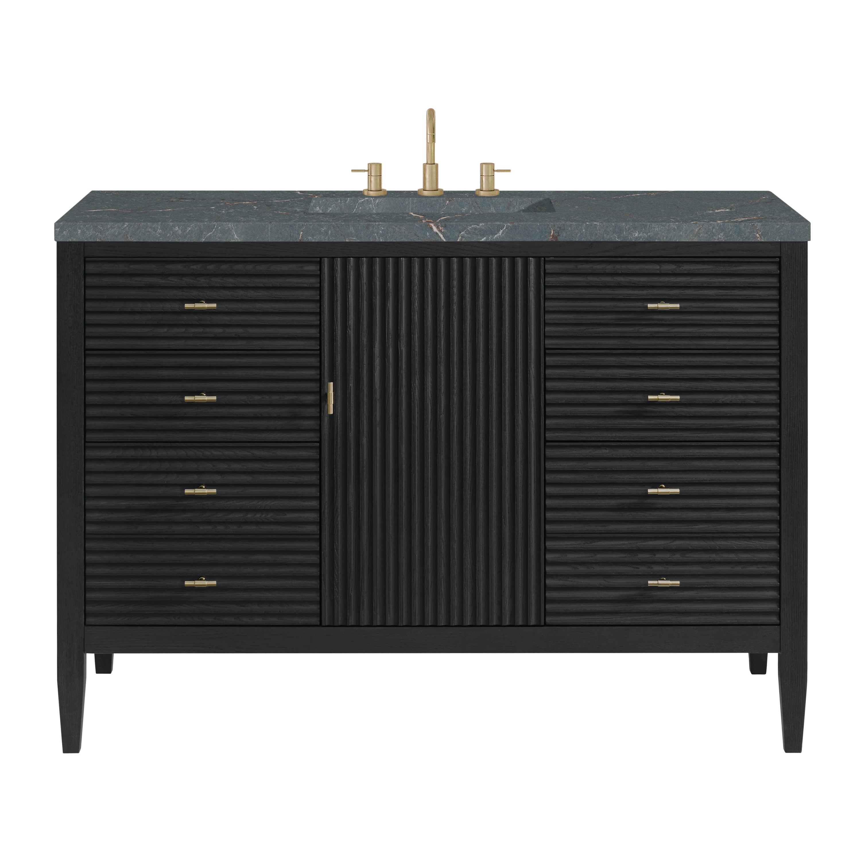 James Martin Vanities Myrrin 48" Vanity - Carbon Oak