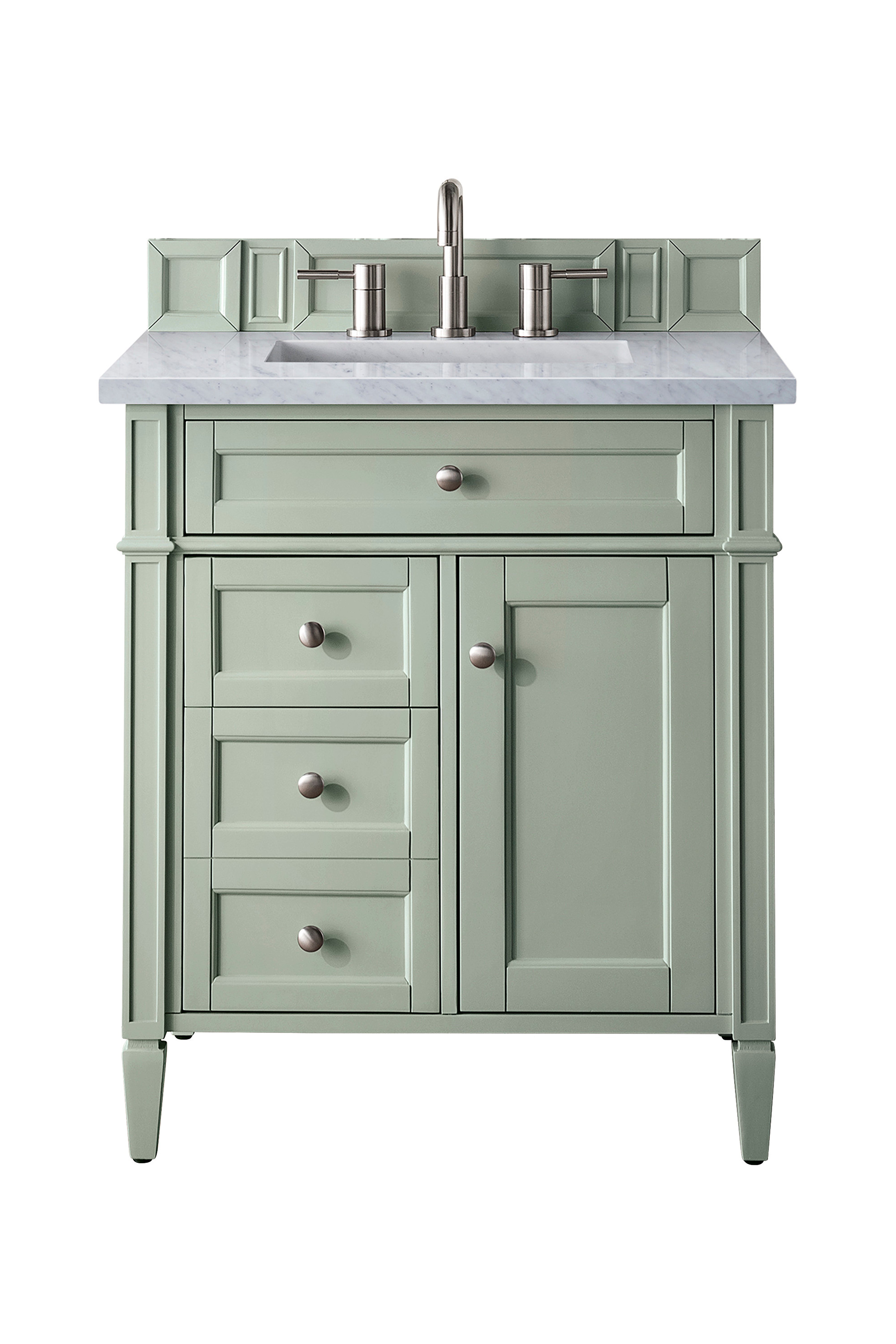 James Martin Vanities Brittany 30" Single Vanity - Sage Green