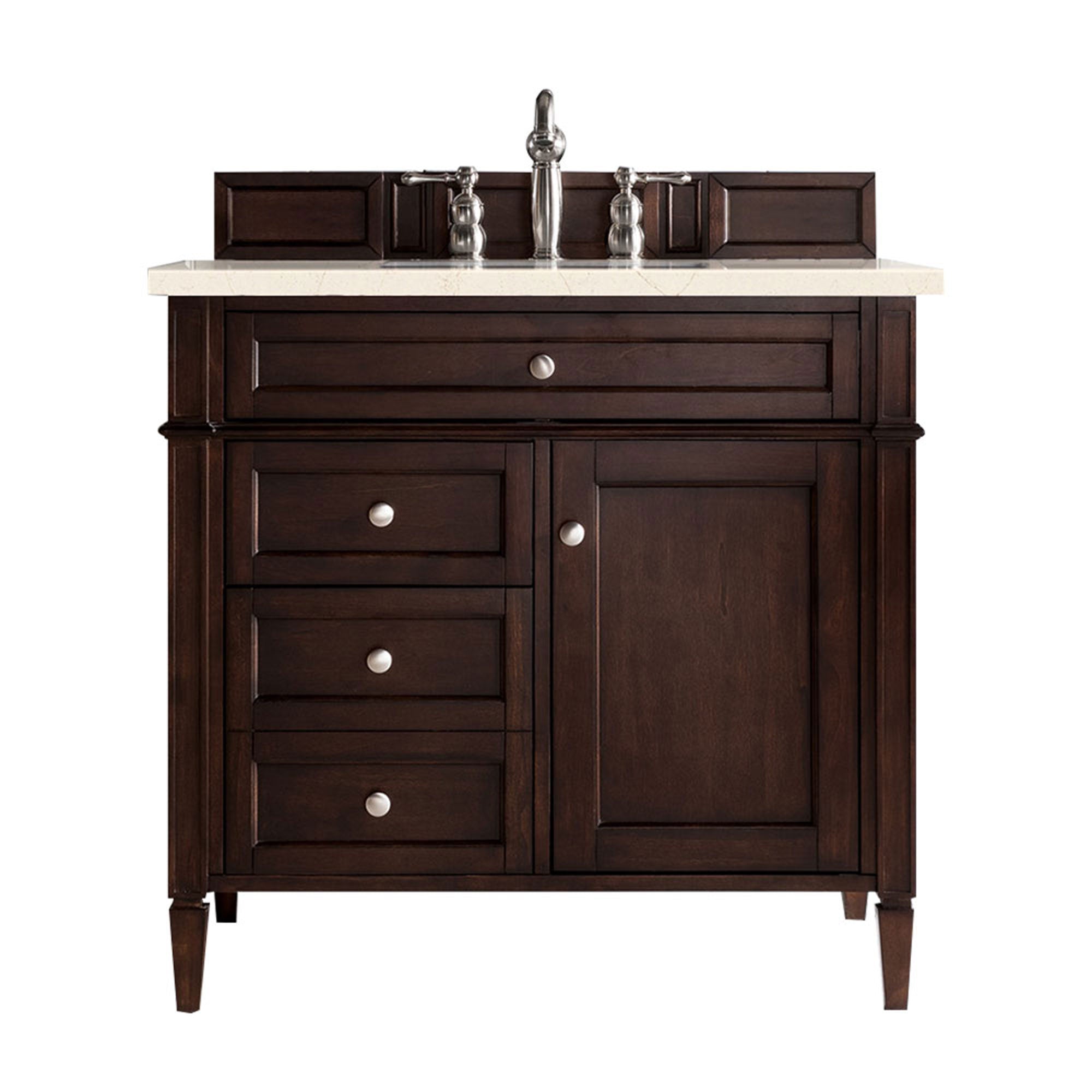James Martin Vanities Brittany 36" Single Vanity - Burnished Mahogany