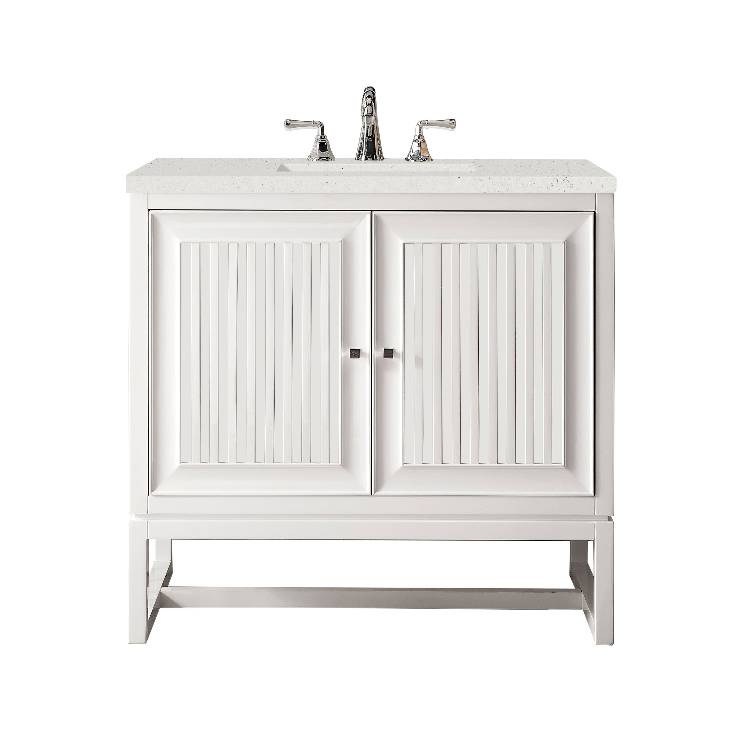 James Martin Vanities Athens 36" Single Vanity - Glossy White