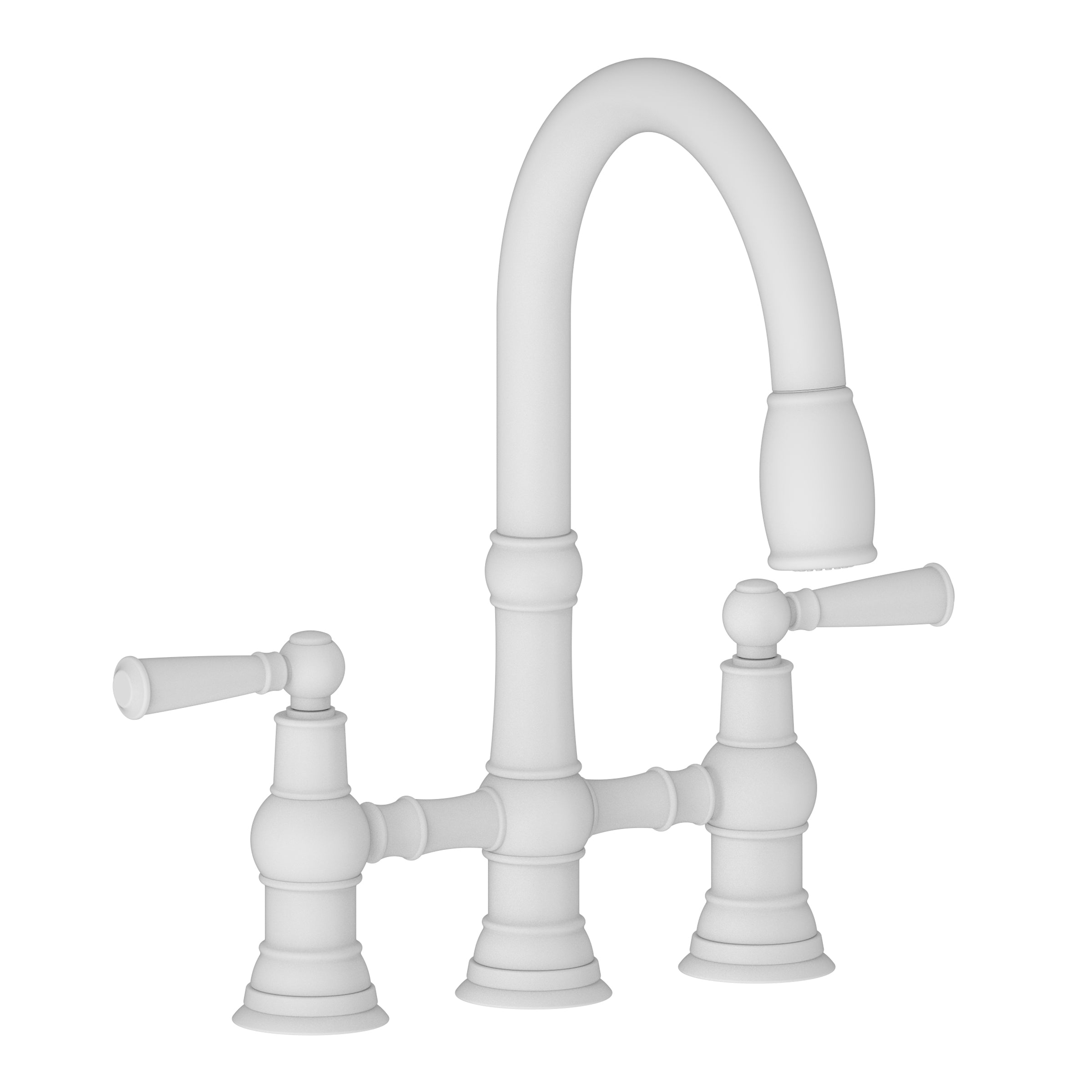 Newport Brass Jacobean Kitchen Bridge Pull-Down Faucet