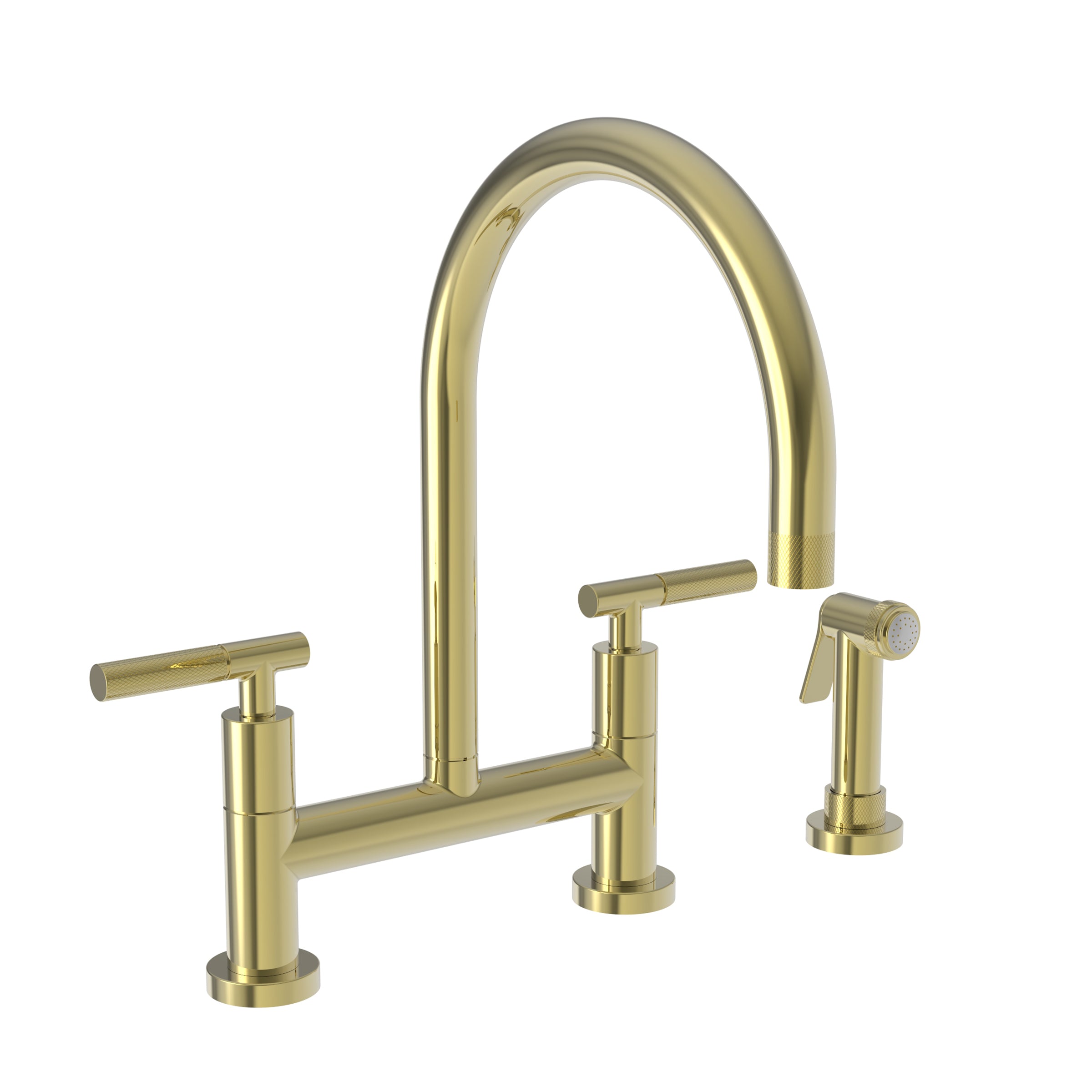 Newport Brass Muncy Kitchen Bridge Faucet with Side Spray