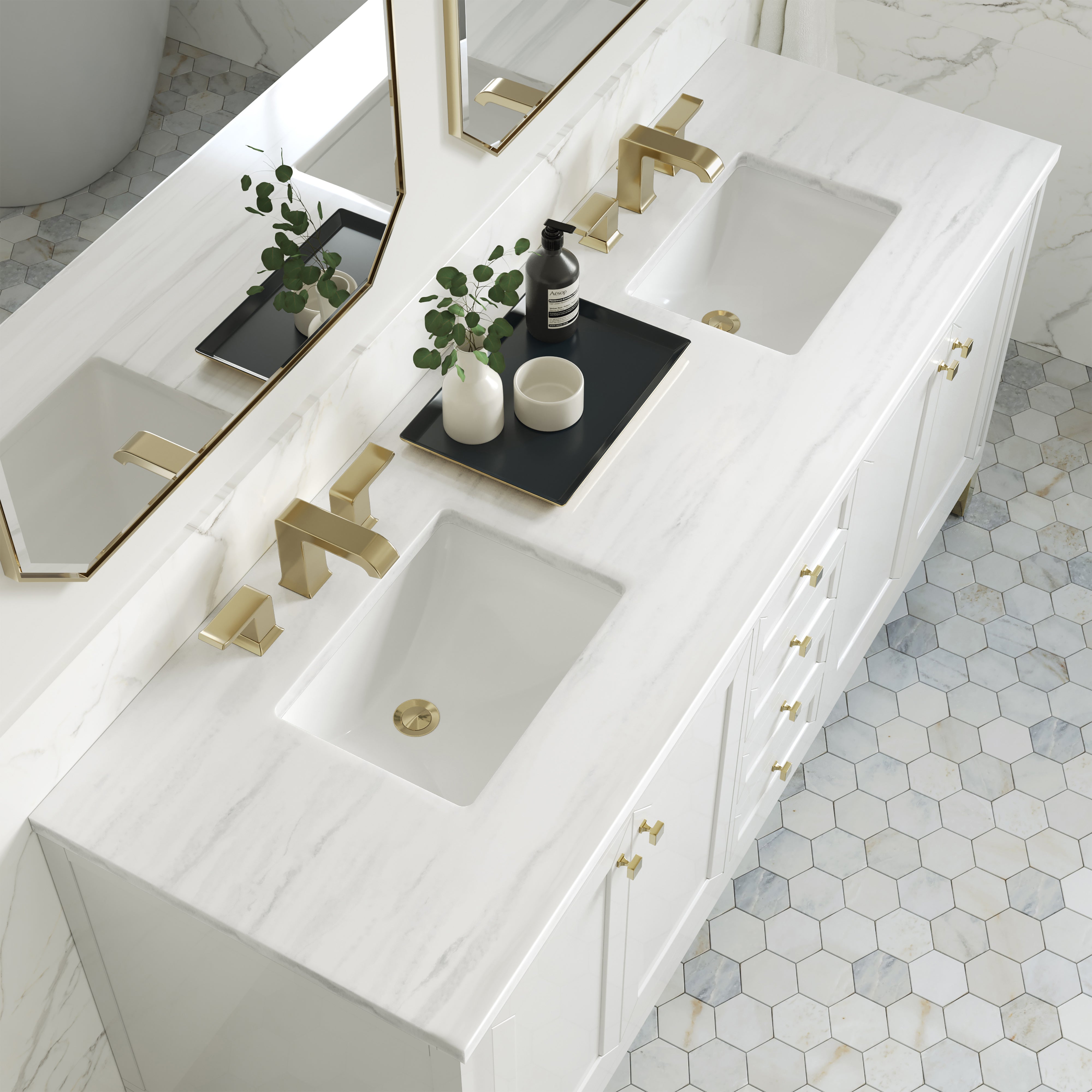 arctic fall top vanity