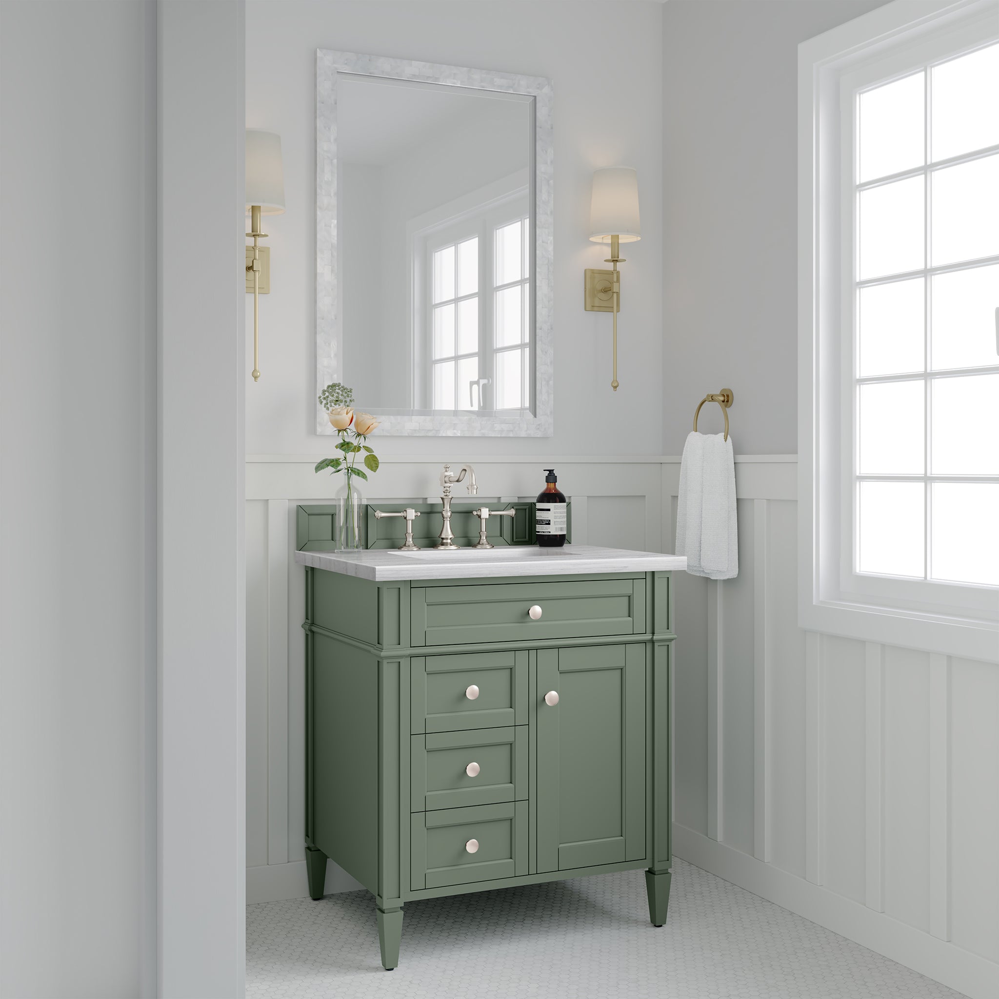 arctic fall top vanity