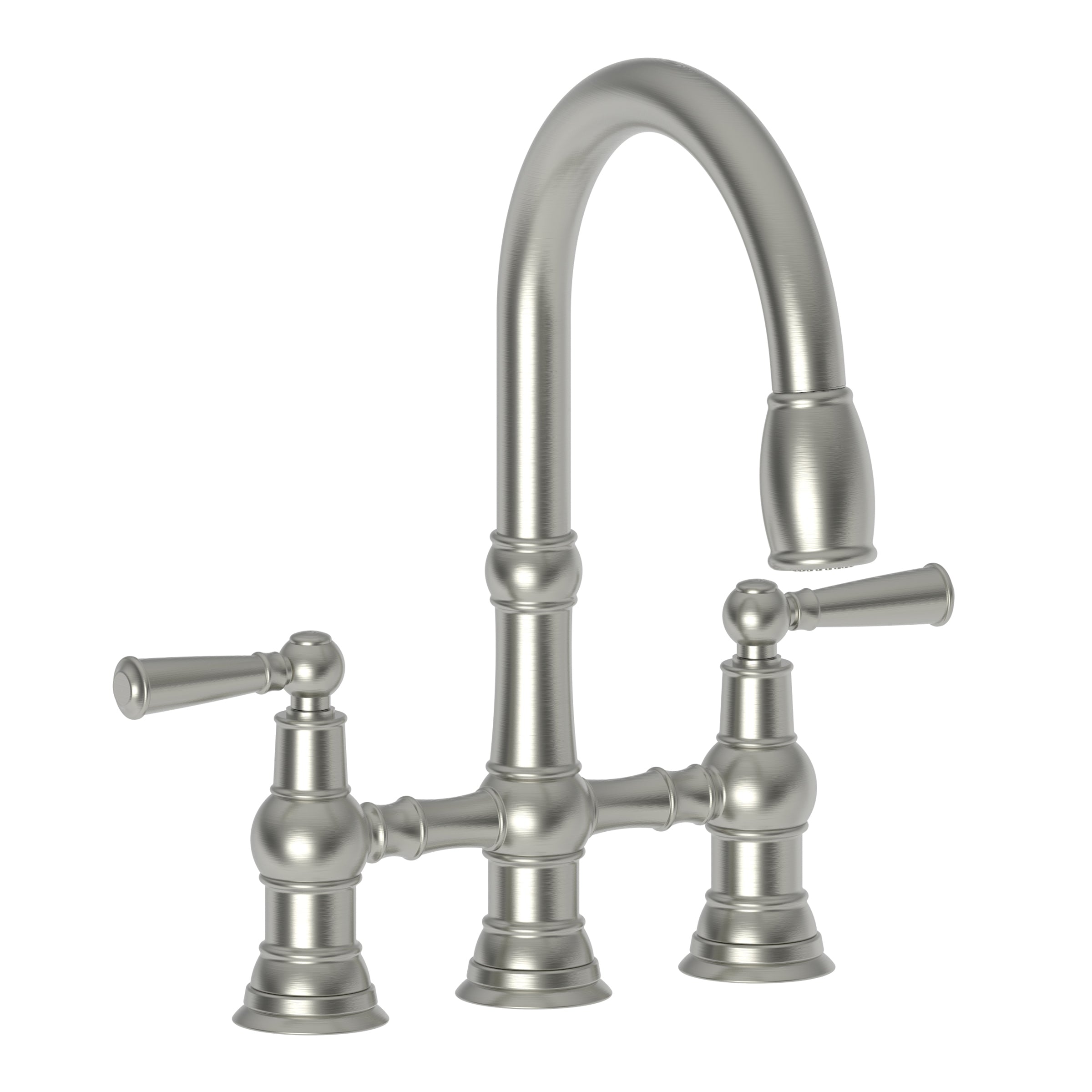 Newport Brass Jacobean Kitchen Bridge Pull-Down Faucet