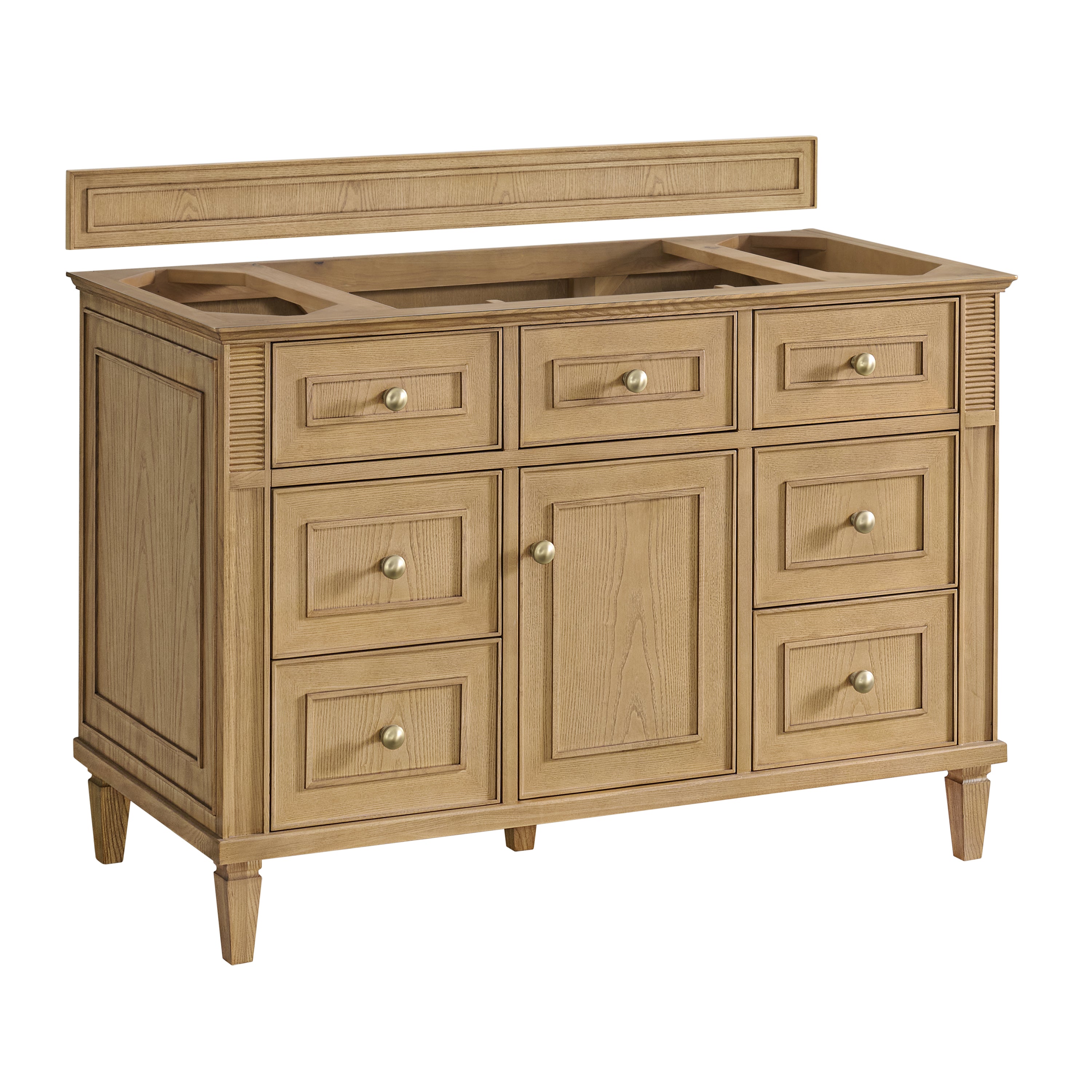 James Martin Vanities Lorelai 48" Single Vanity - Light Natural Oak