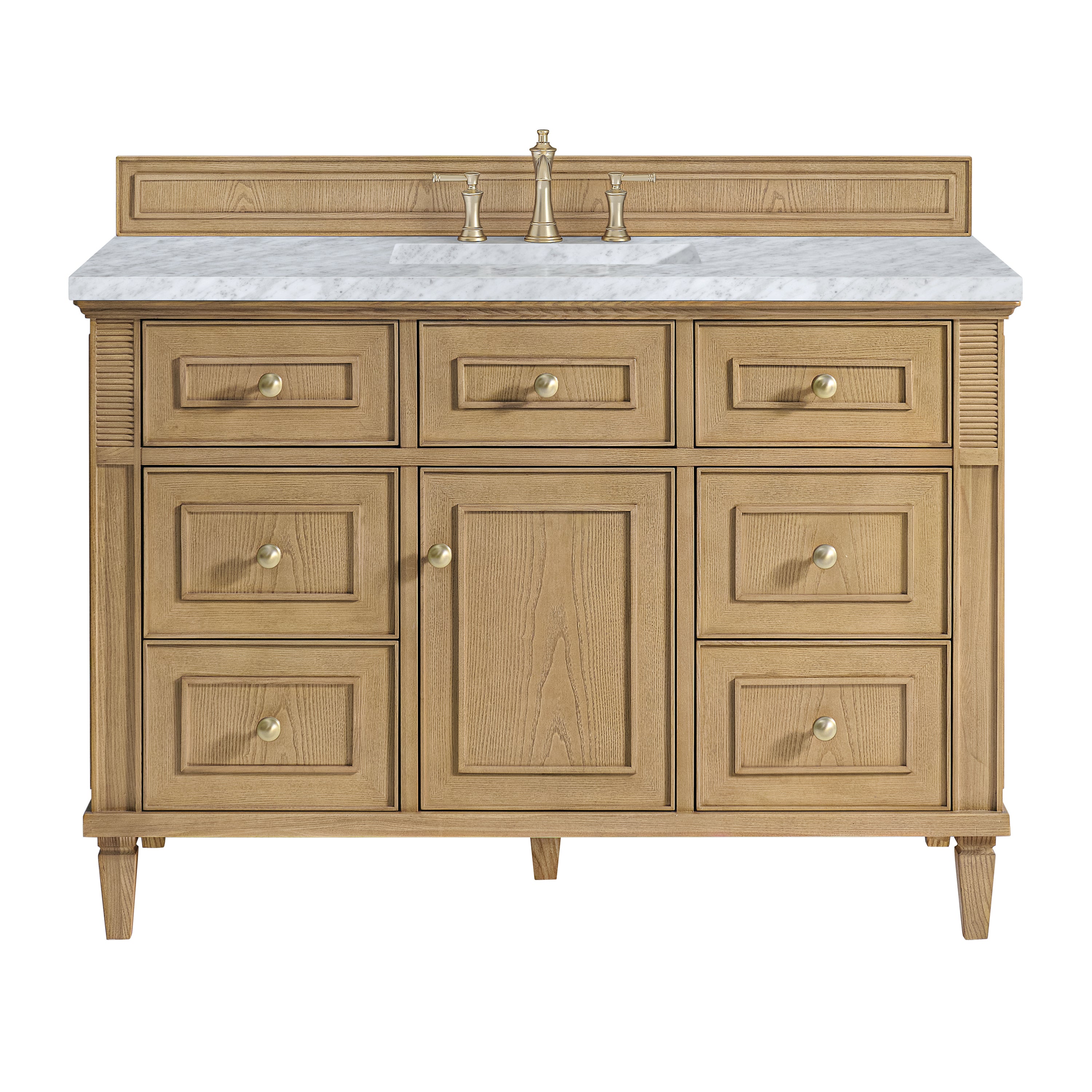 James Martin Vanities Lorelai 48" Single Vanity - Light Natural Oak