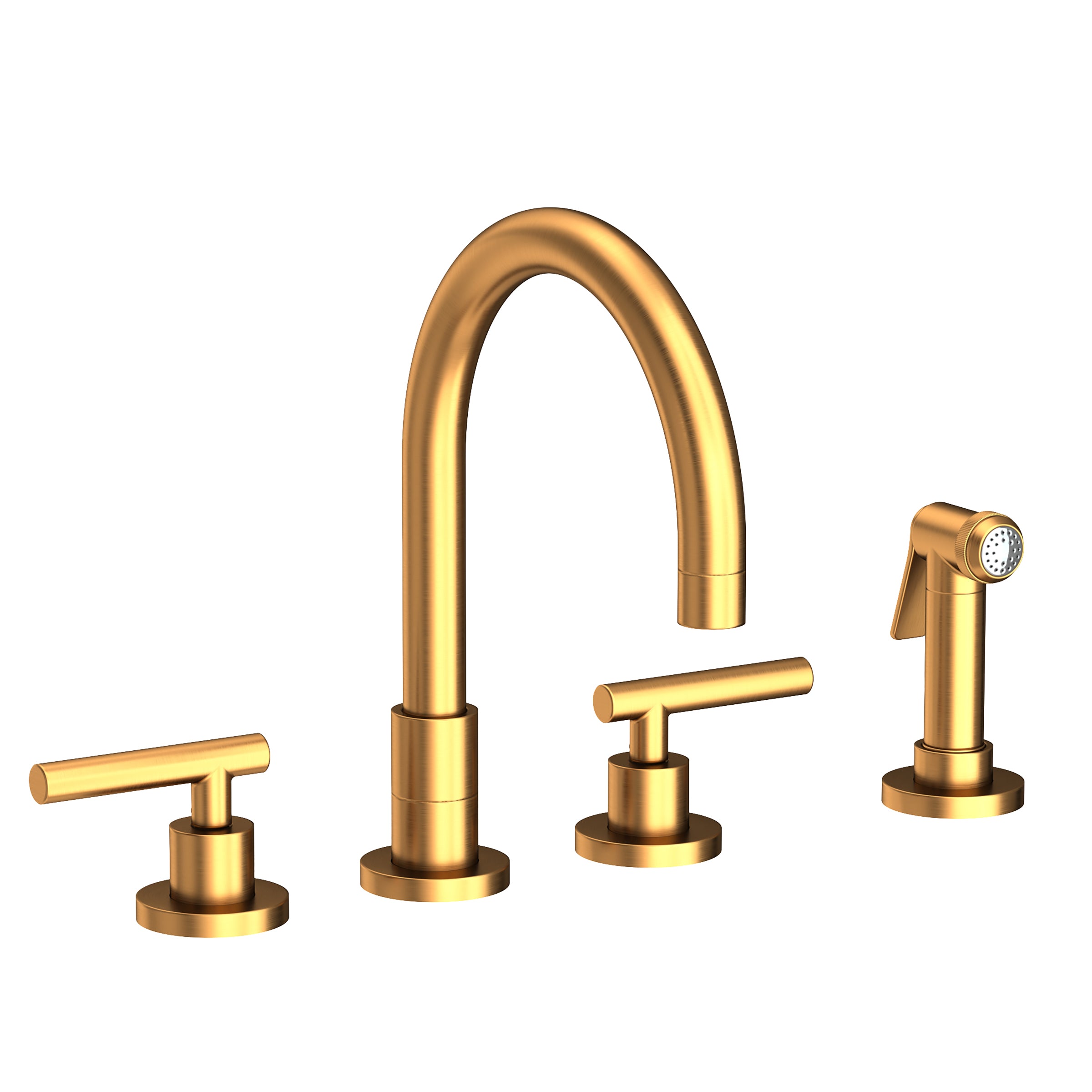 Newport Brass East Linear Kitchen Faucet with Side Spray
