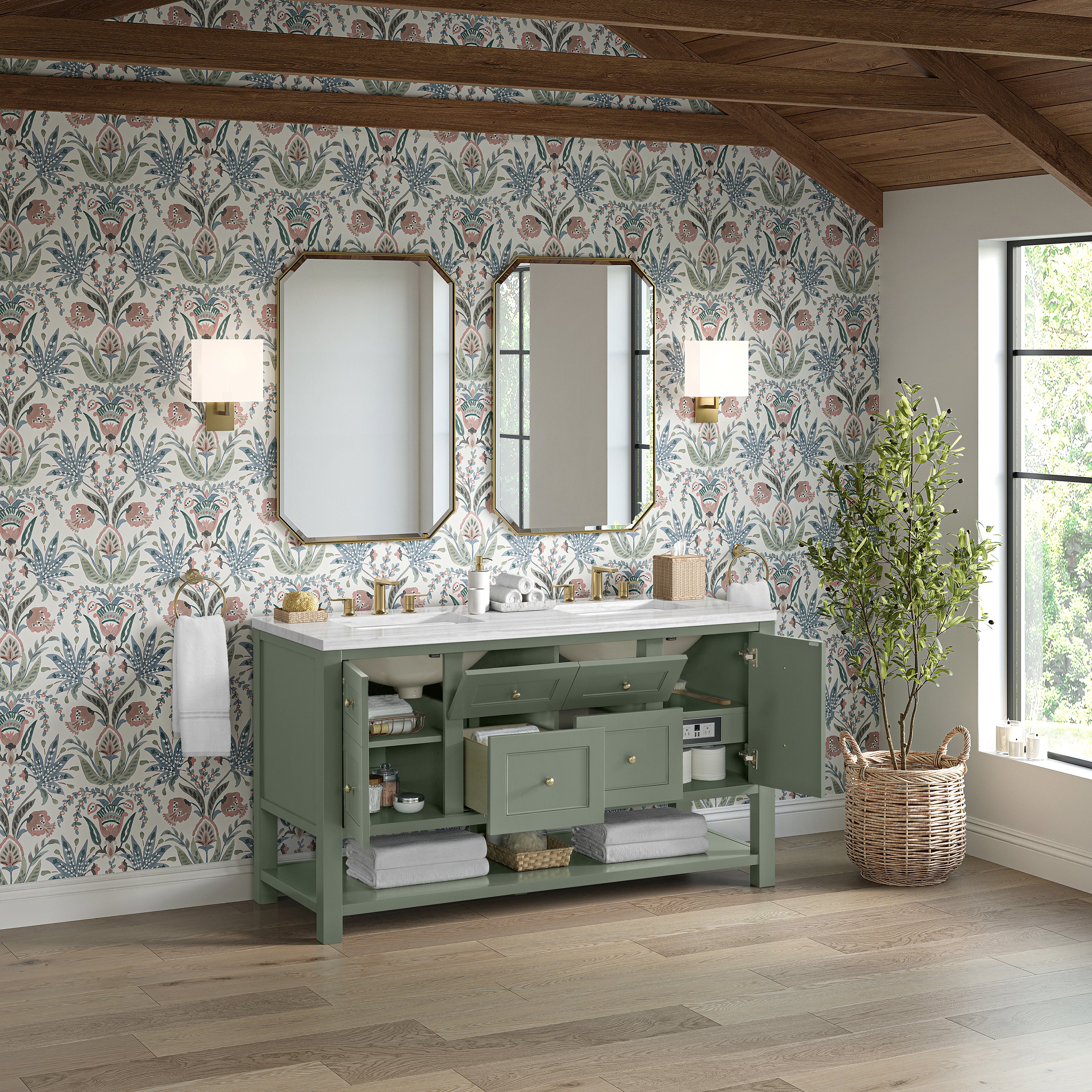 arctic fall solid surface top vanity