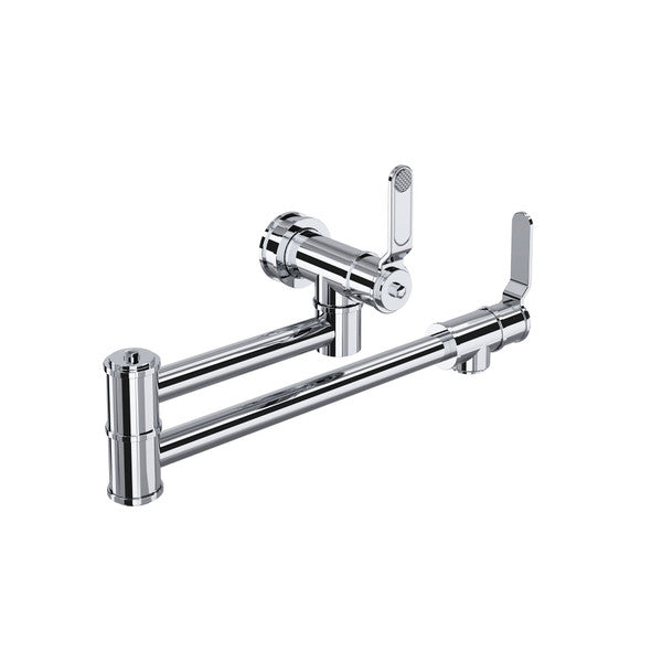 polished chrome pot filler