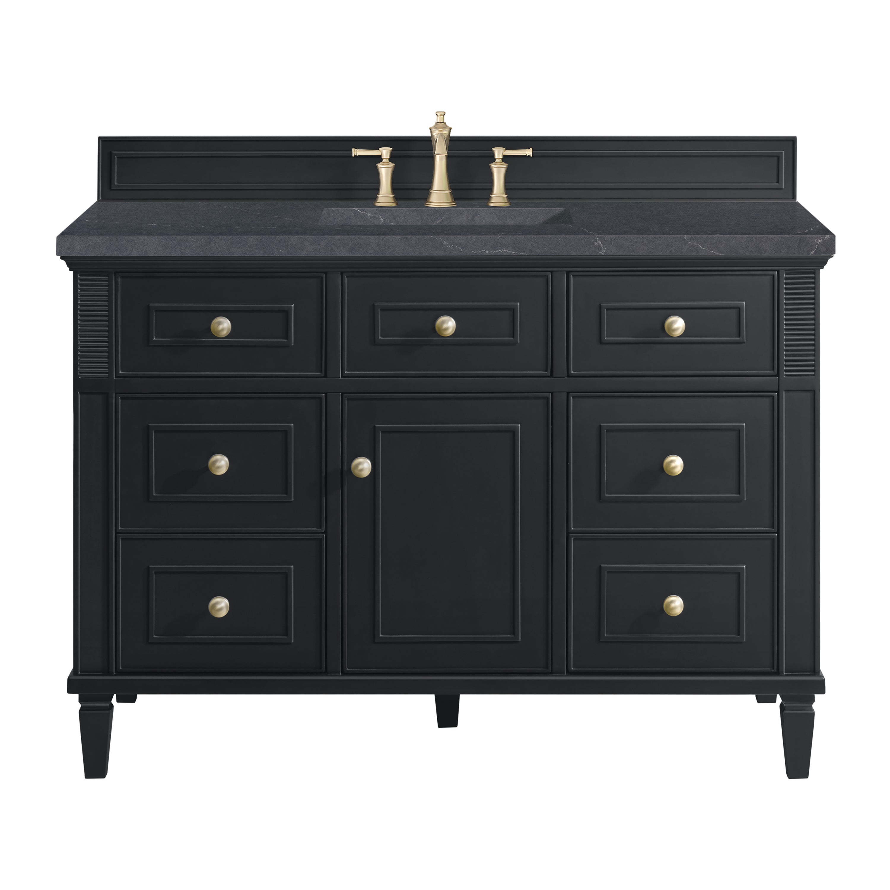 James Martin Vanities Lorelai 48" Single Vanity - Black Onyx