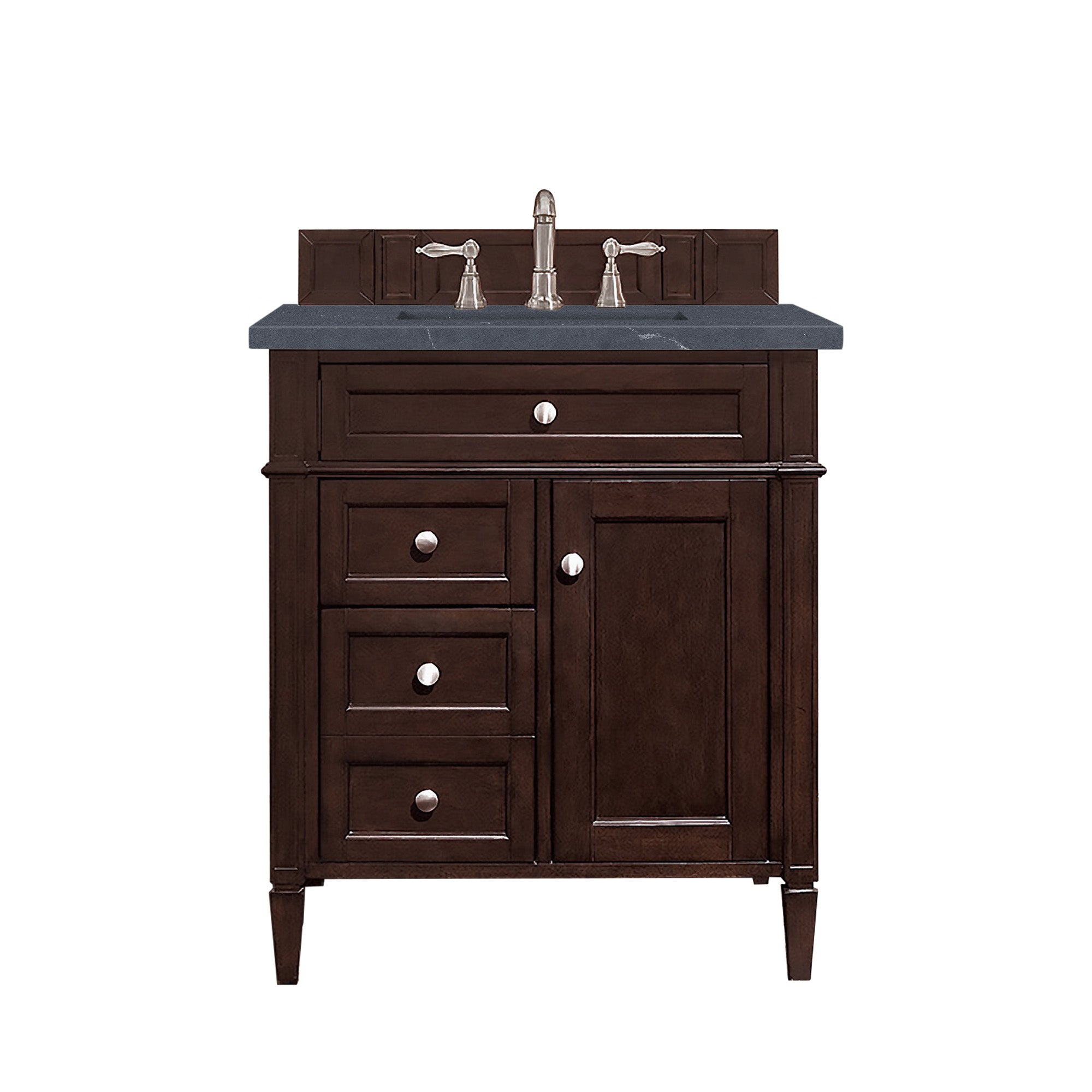 James Martin Vanities Brittany 30" Single Vanity - Burnished Mahogany