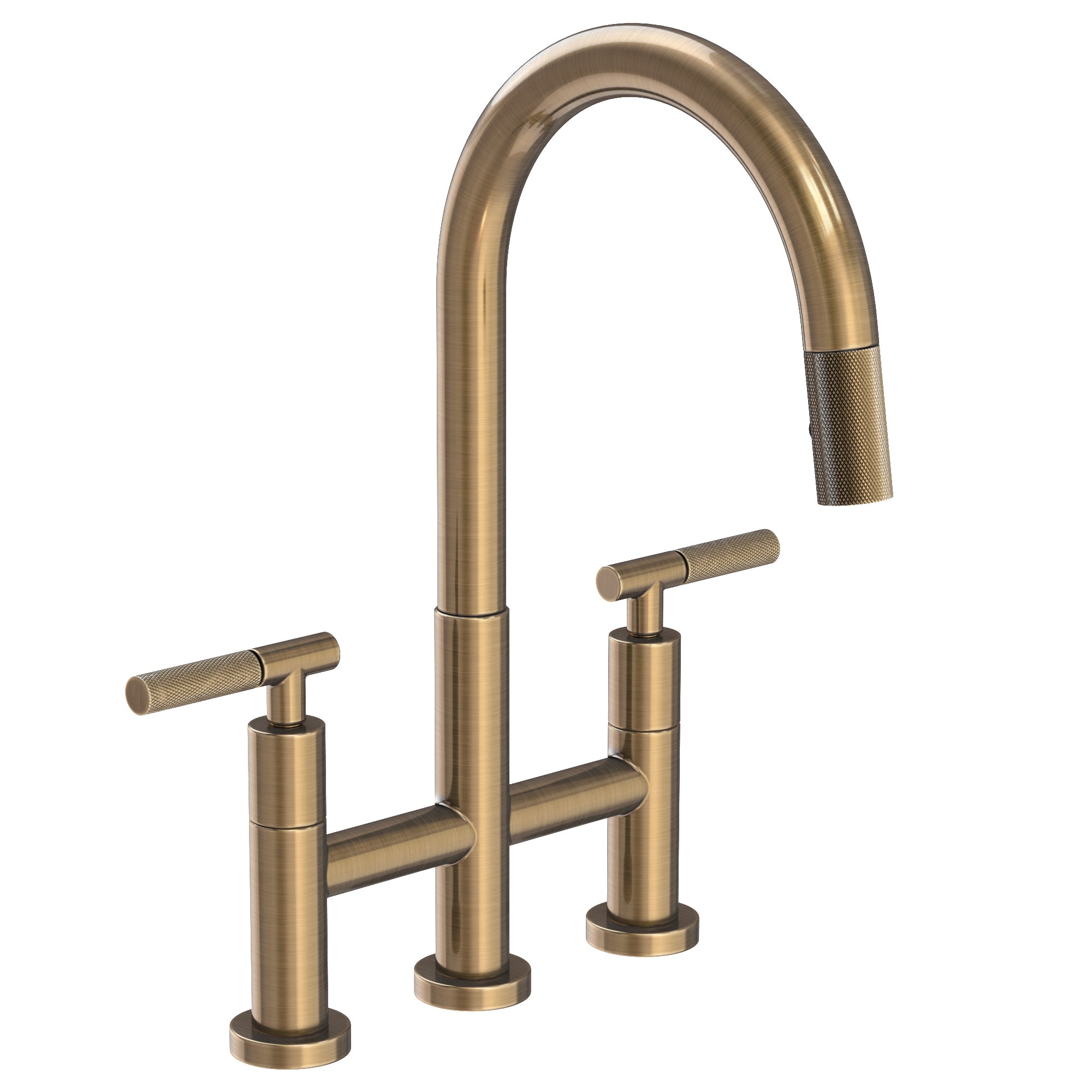 Newport Brass Muncy Kitchen Bridge Pull-Down Faucet