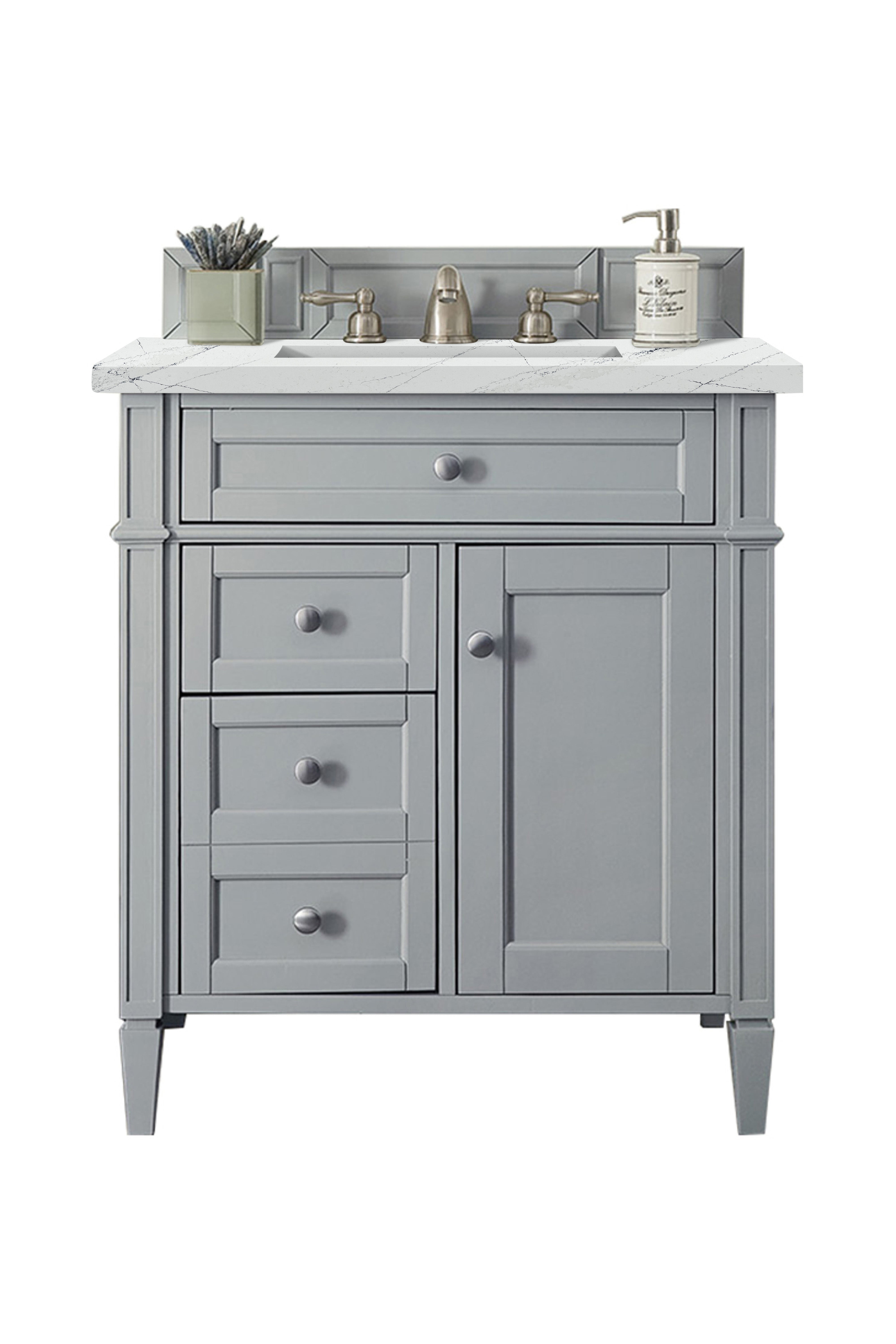 James Martin Vanities Brittany 30" Single Vanity - Urban Gray