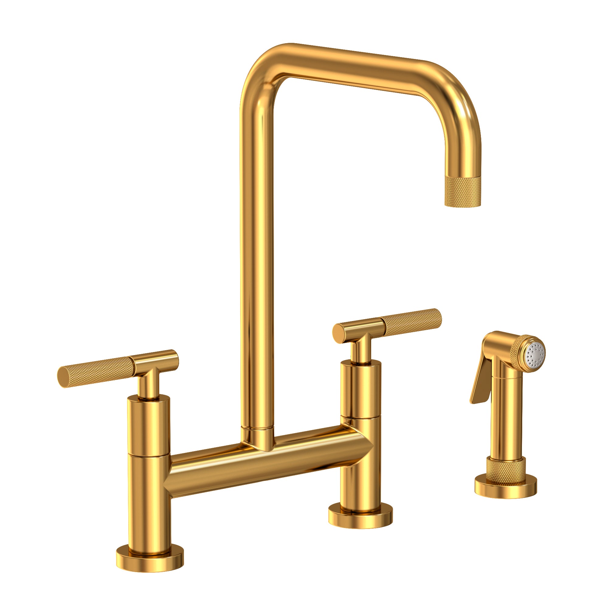 Newport Brass Muncy Kitchen Bridge Faucet with Side Spray