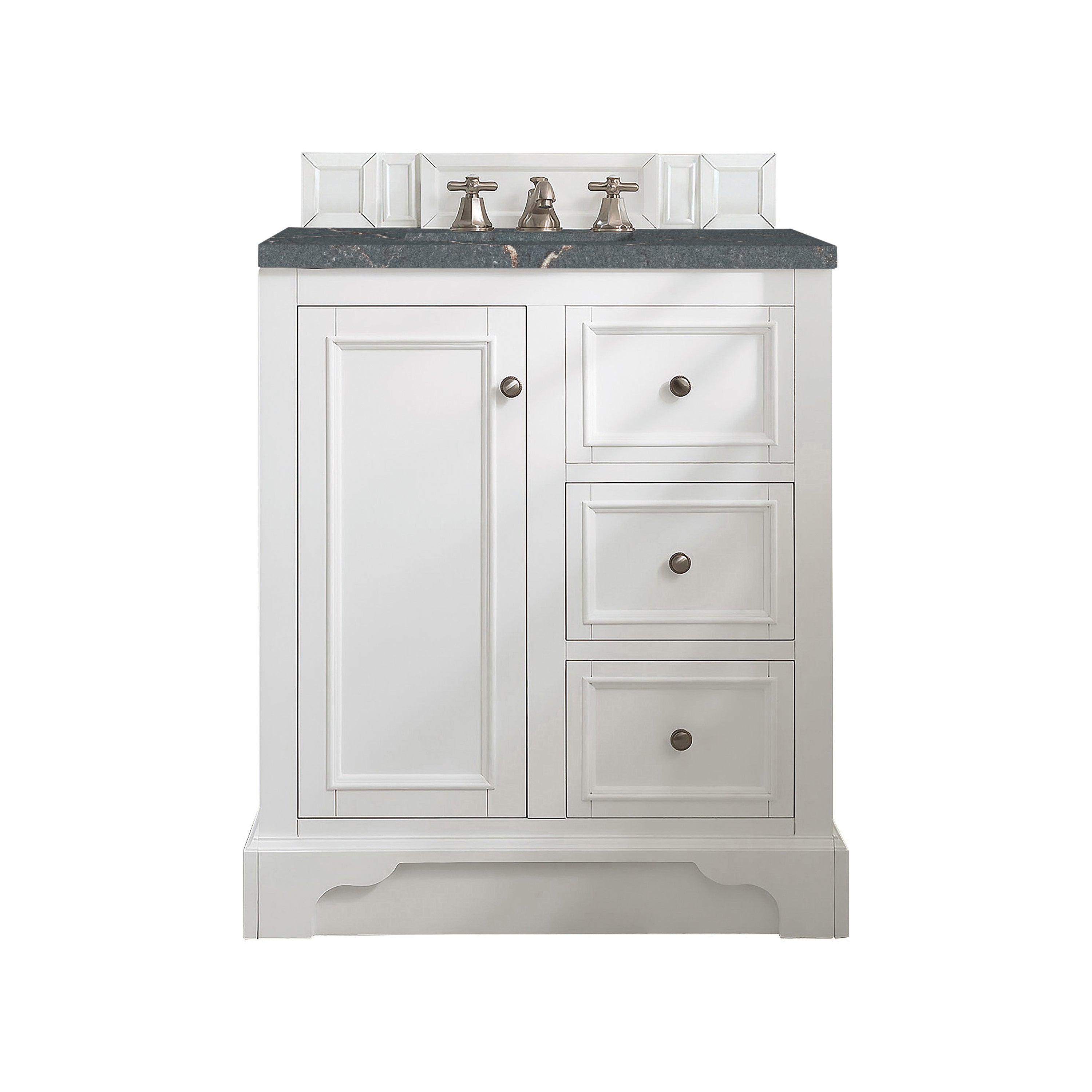 James Martin Vanities De Soto 30" Single Vanity - Bright White