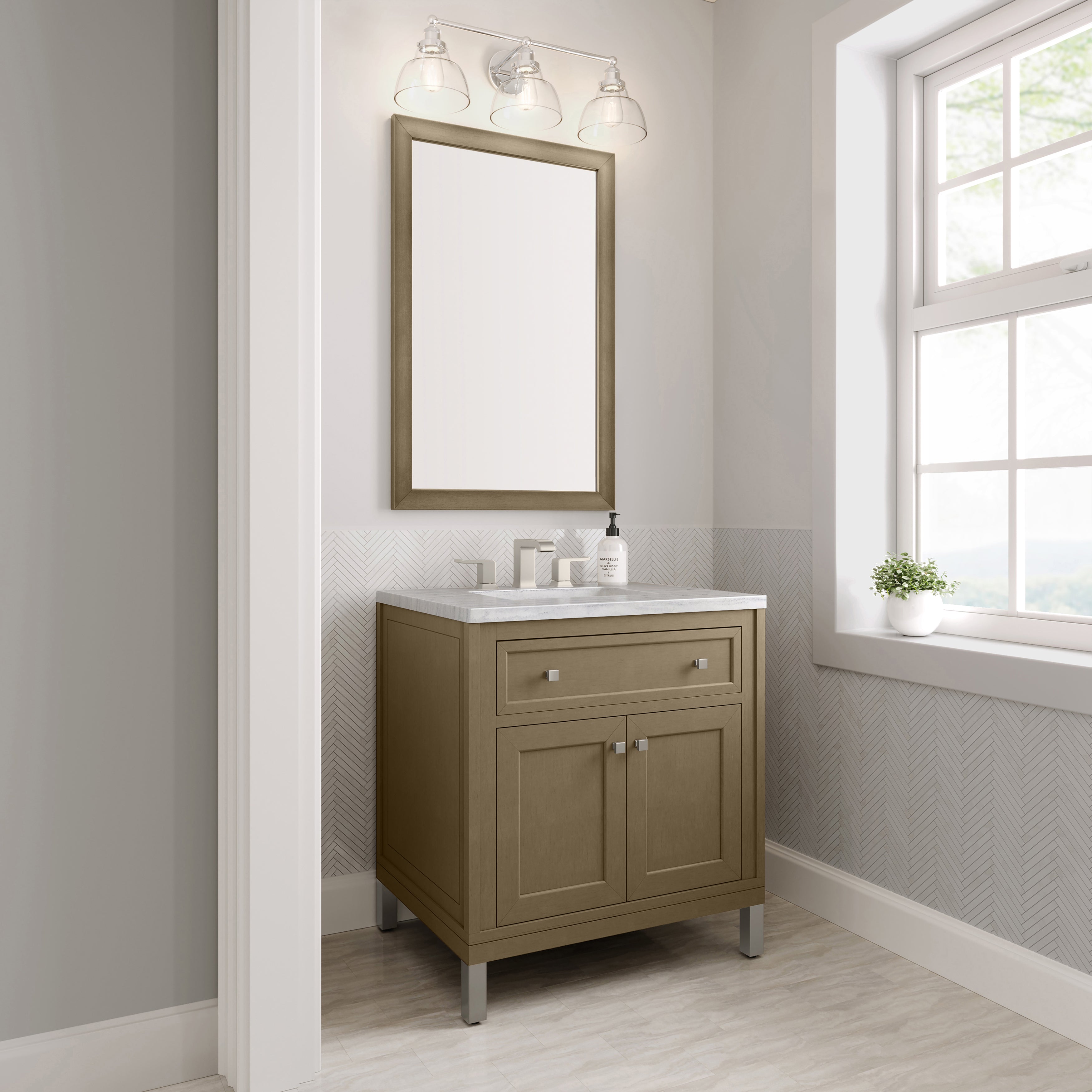 arctic fall solid surface top vanity