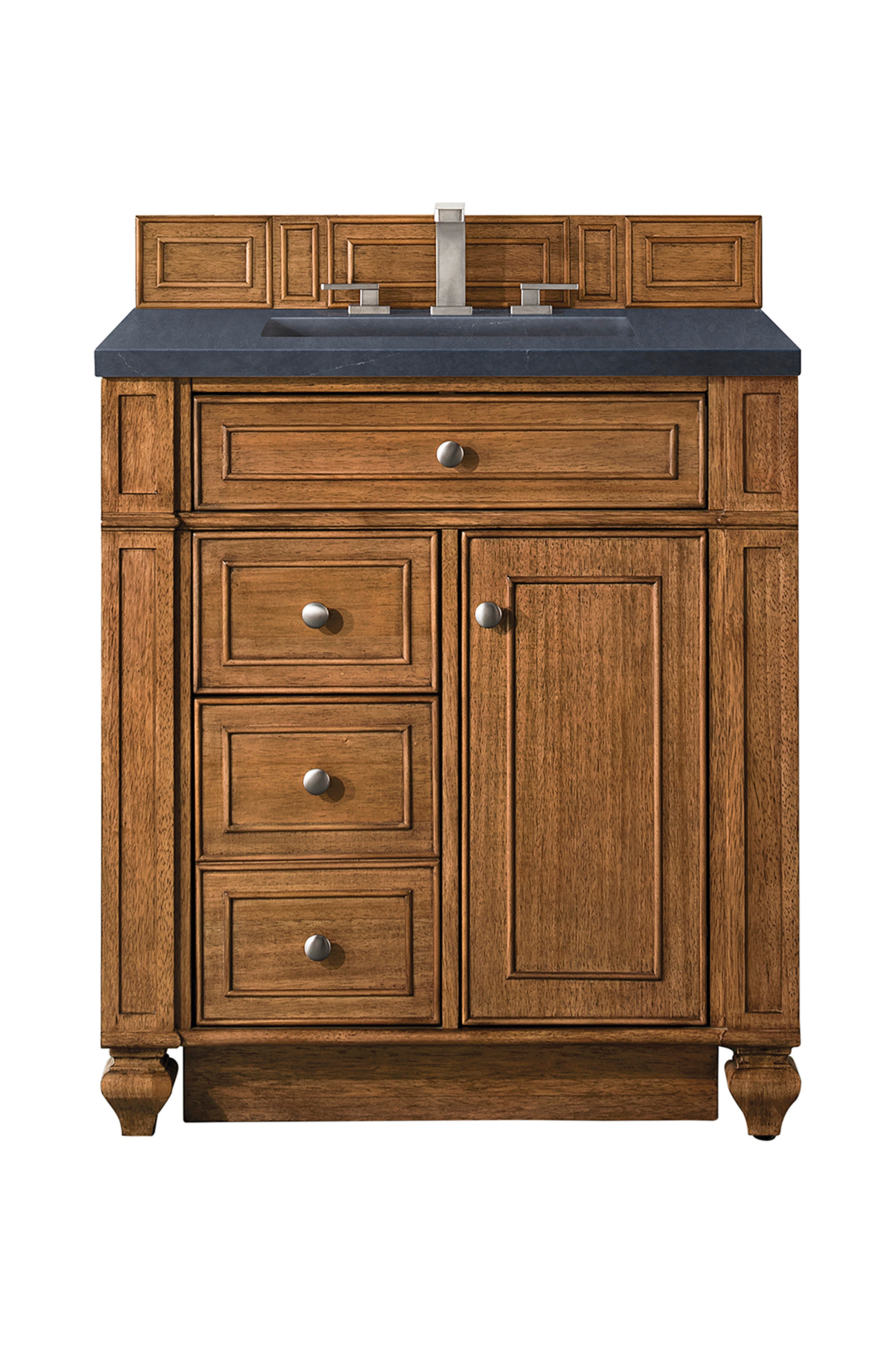 James Martin Vanities Bristol 30" Single Vanity - Saddle Brown