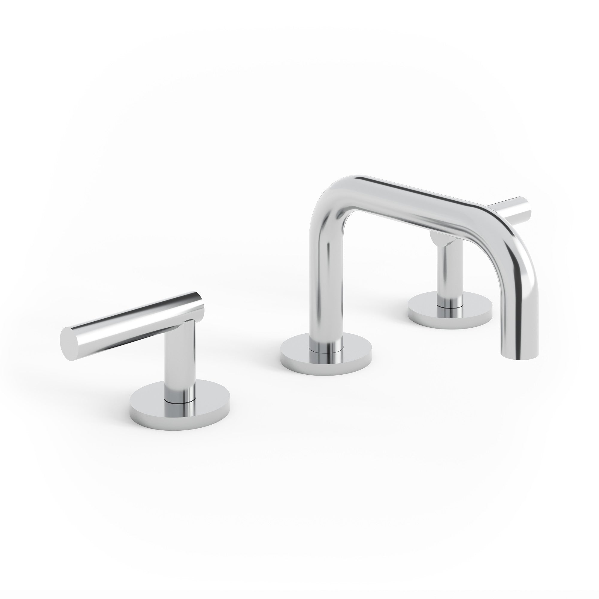 polished chrome faucet