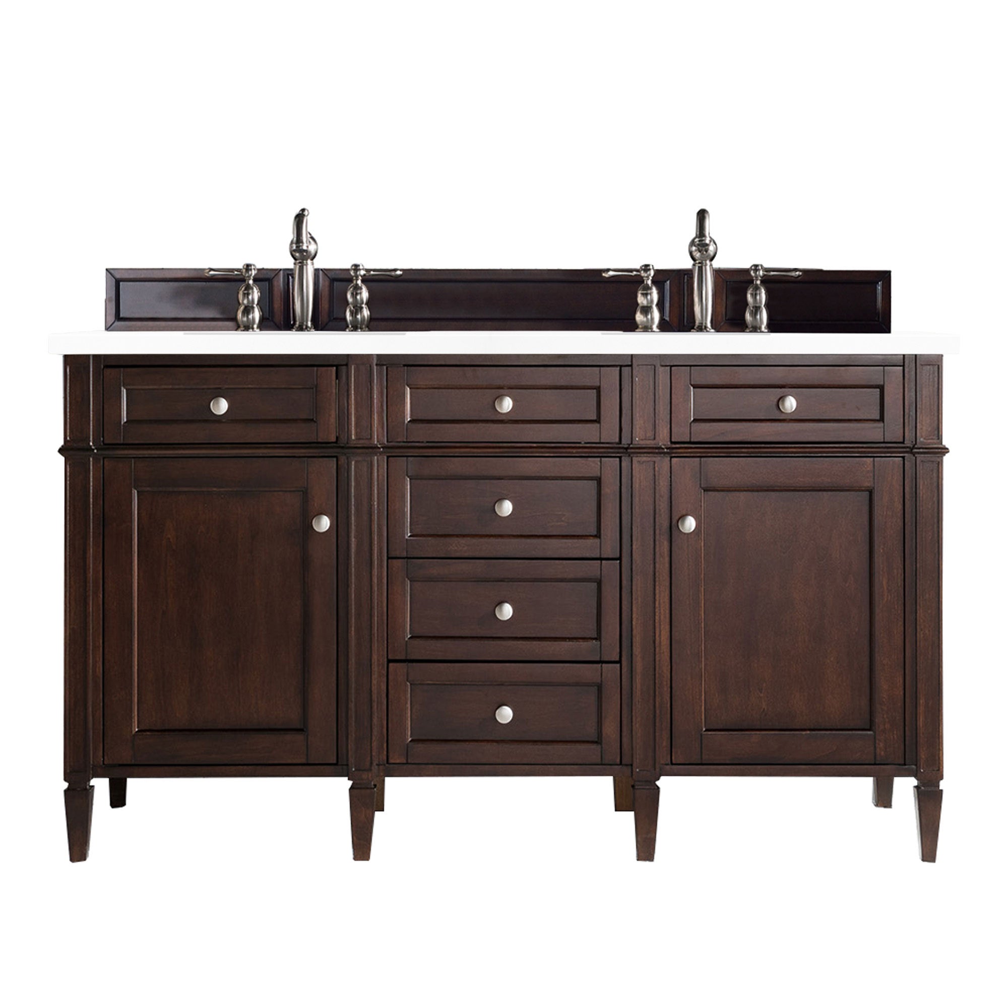 James Martin Vanities Brittany 60" Double Vanity - Burnished Mahogany