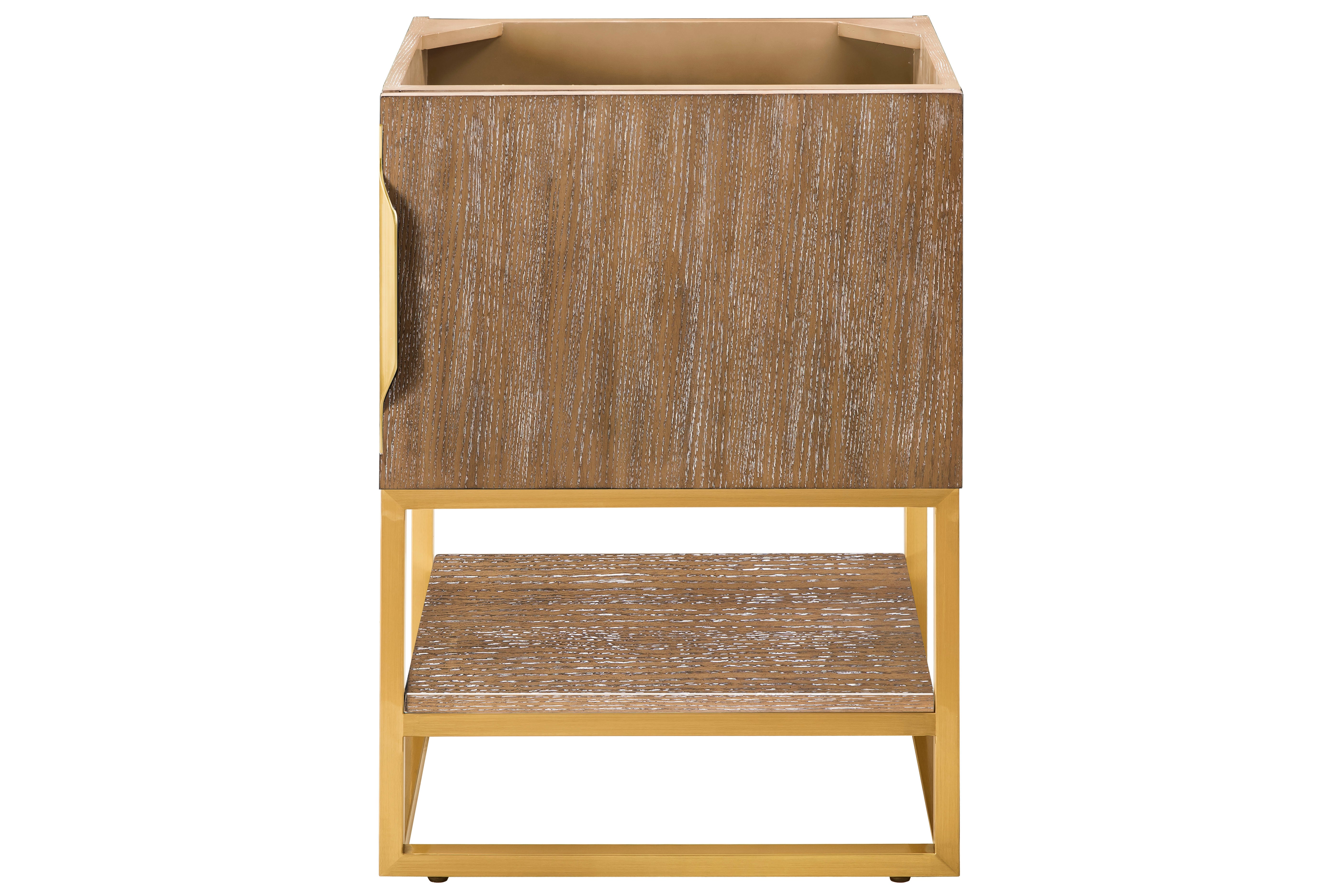 James Martin Vanities Columbia 24" Single Vanity Cabinet With Radiant Gold