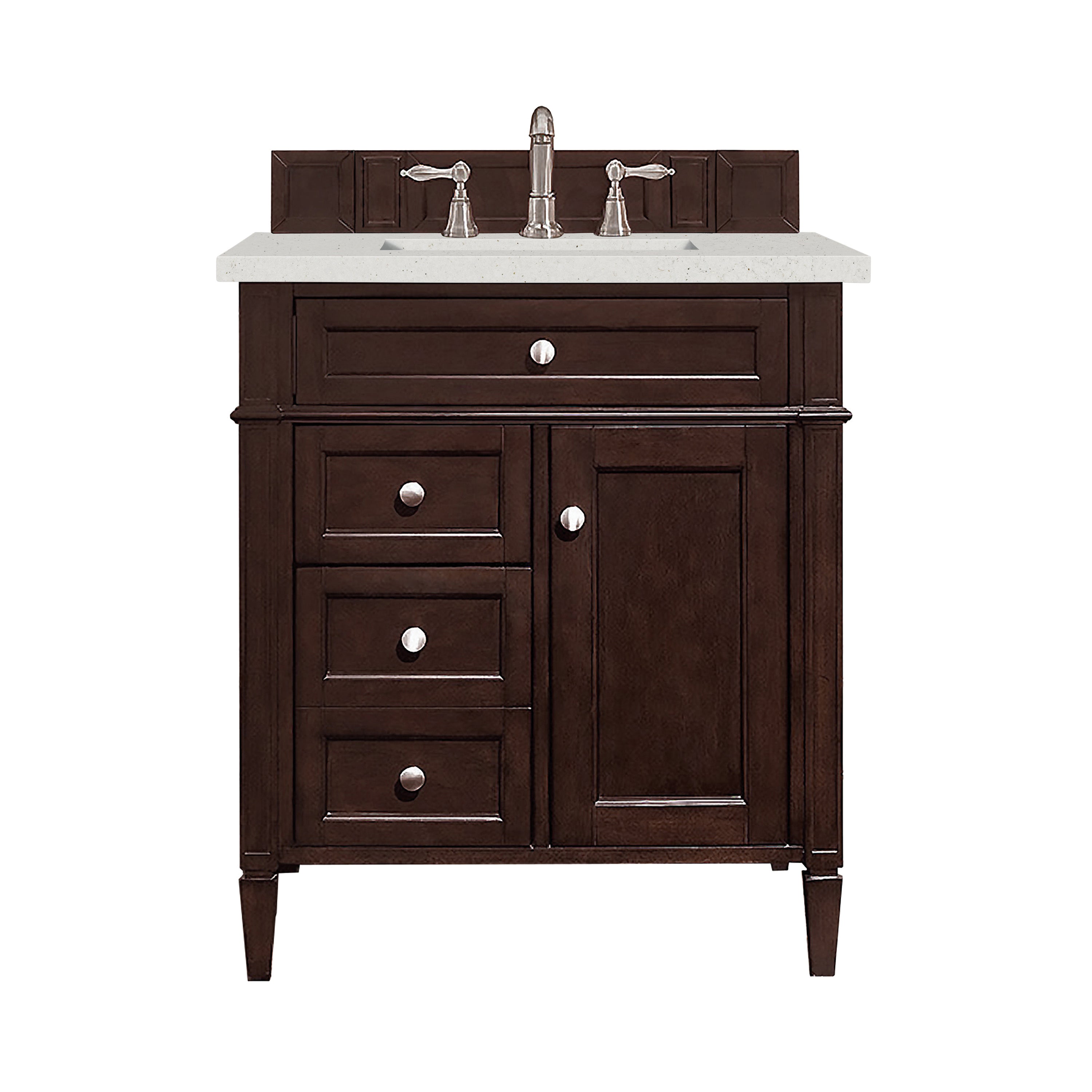 James Martin Vanities Brittany 30" Single Vanity - Burnished Mahogany