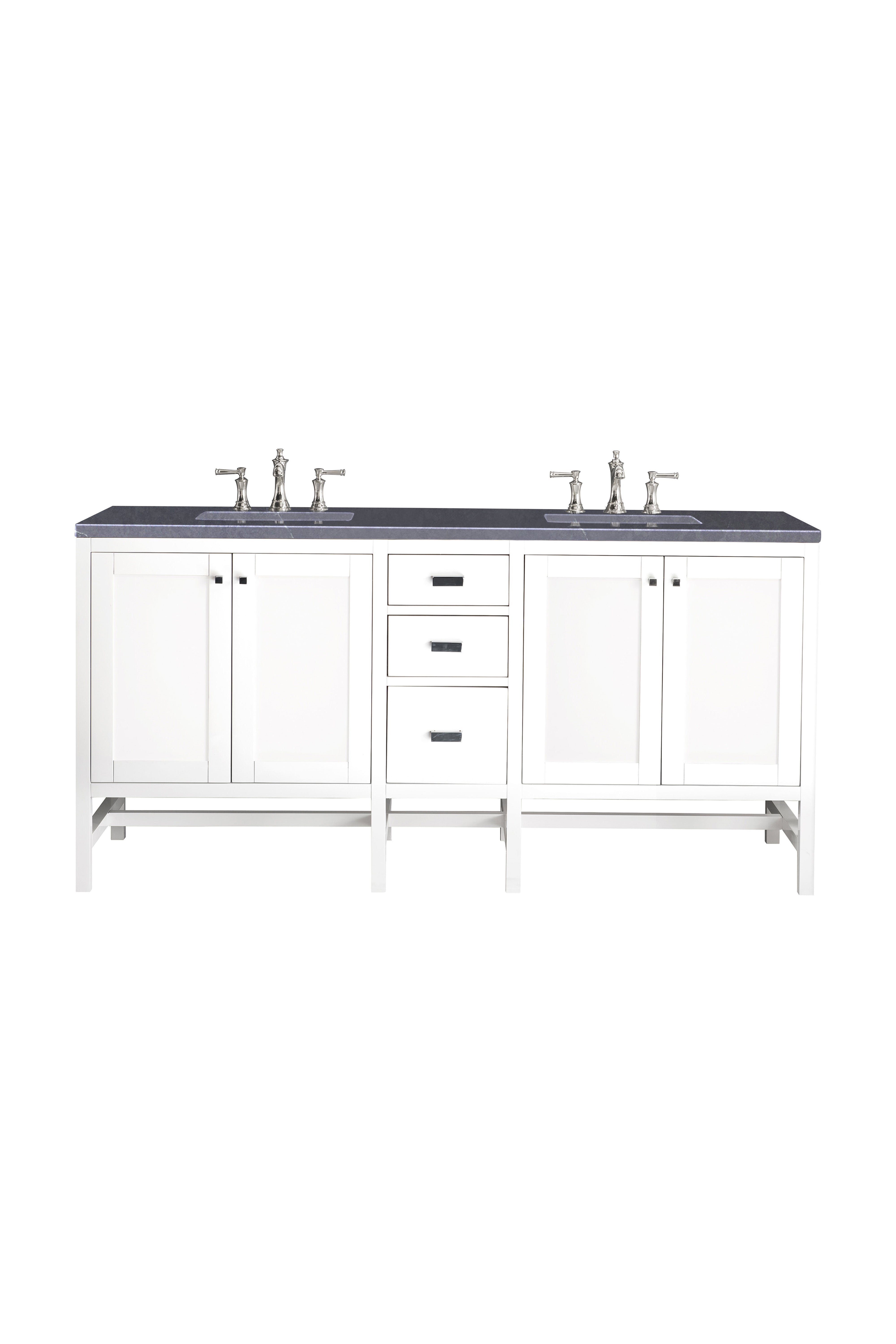 James Martin Vanities Addison 72" Double Vanity - Glossy White